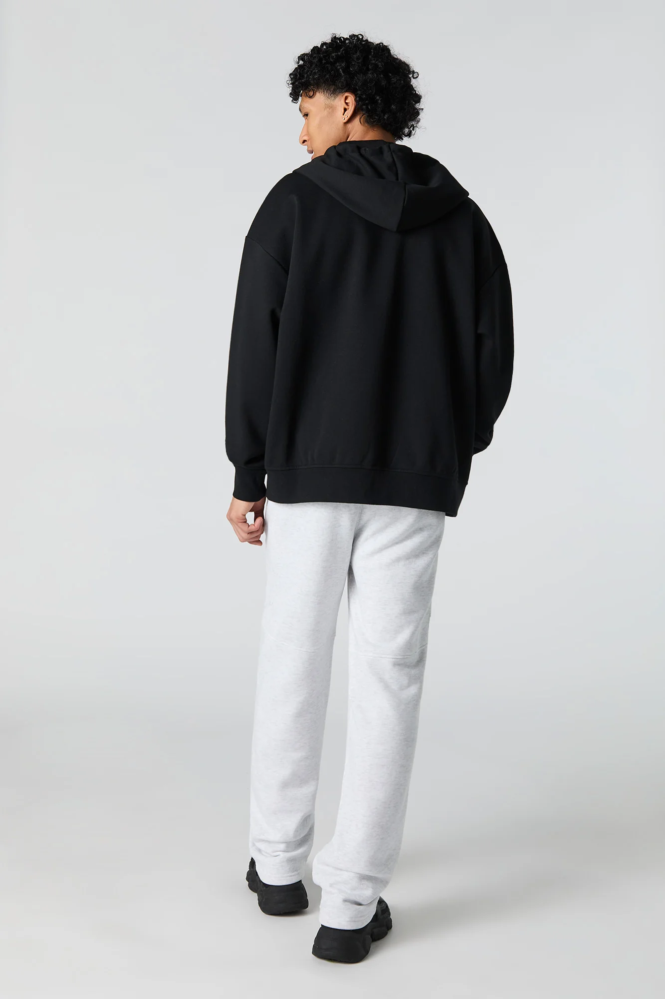 Pantalon en molleton avec détail de couture - Image 9