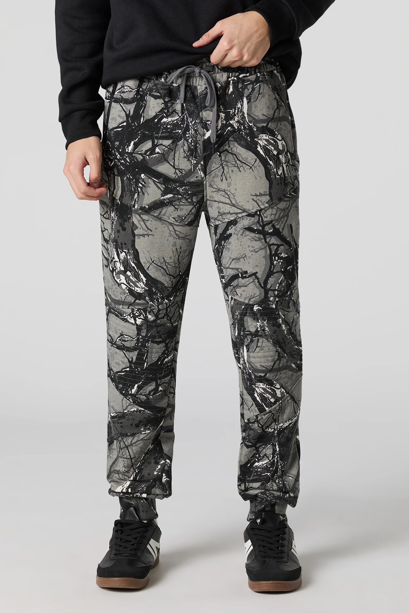 Jogger de style moto en molleton - Image 4