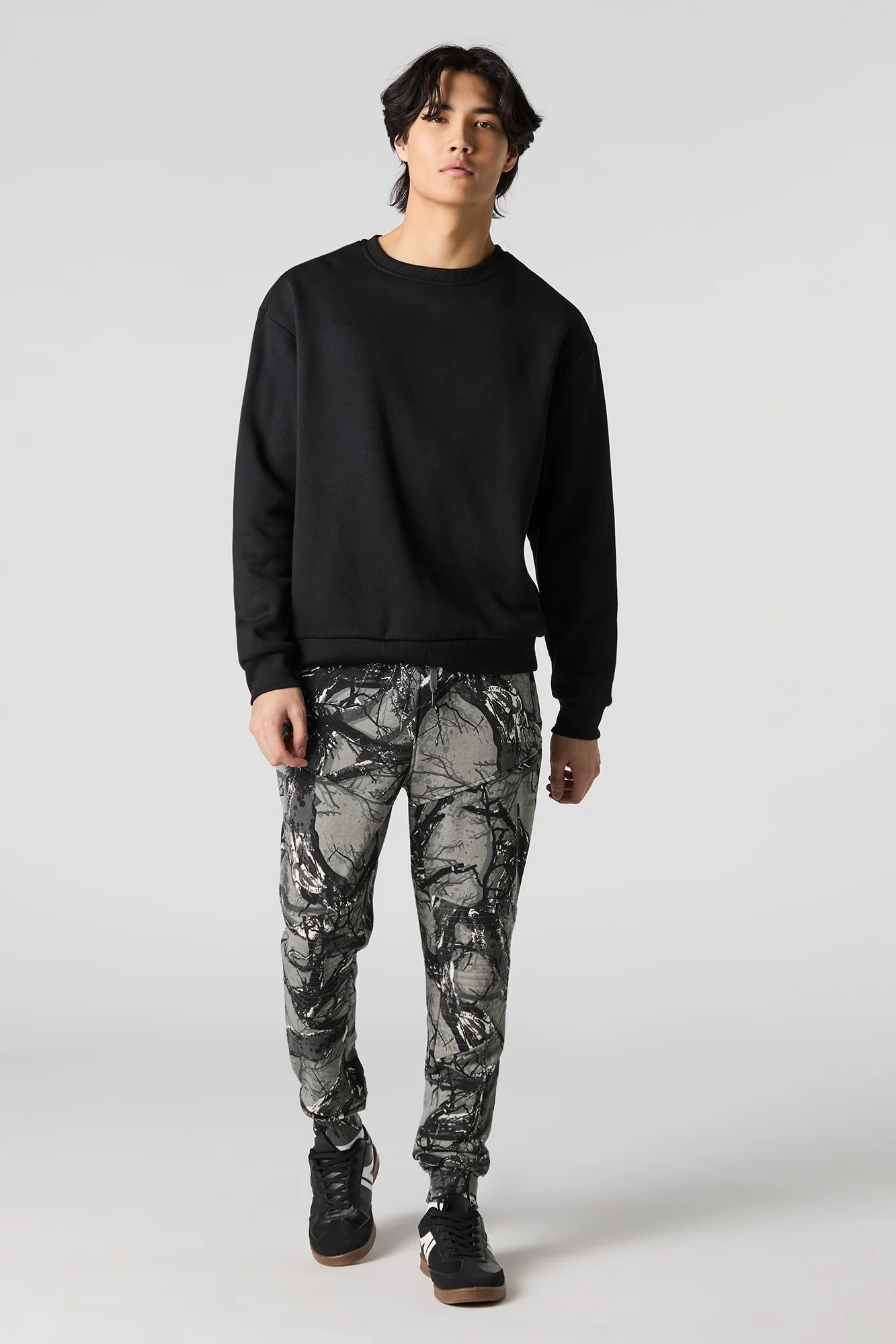 Jogger de style moto en molleton - Image 5