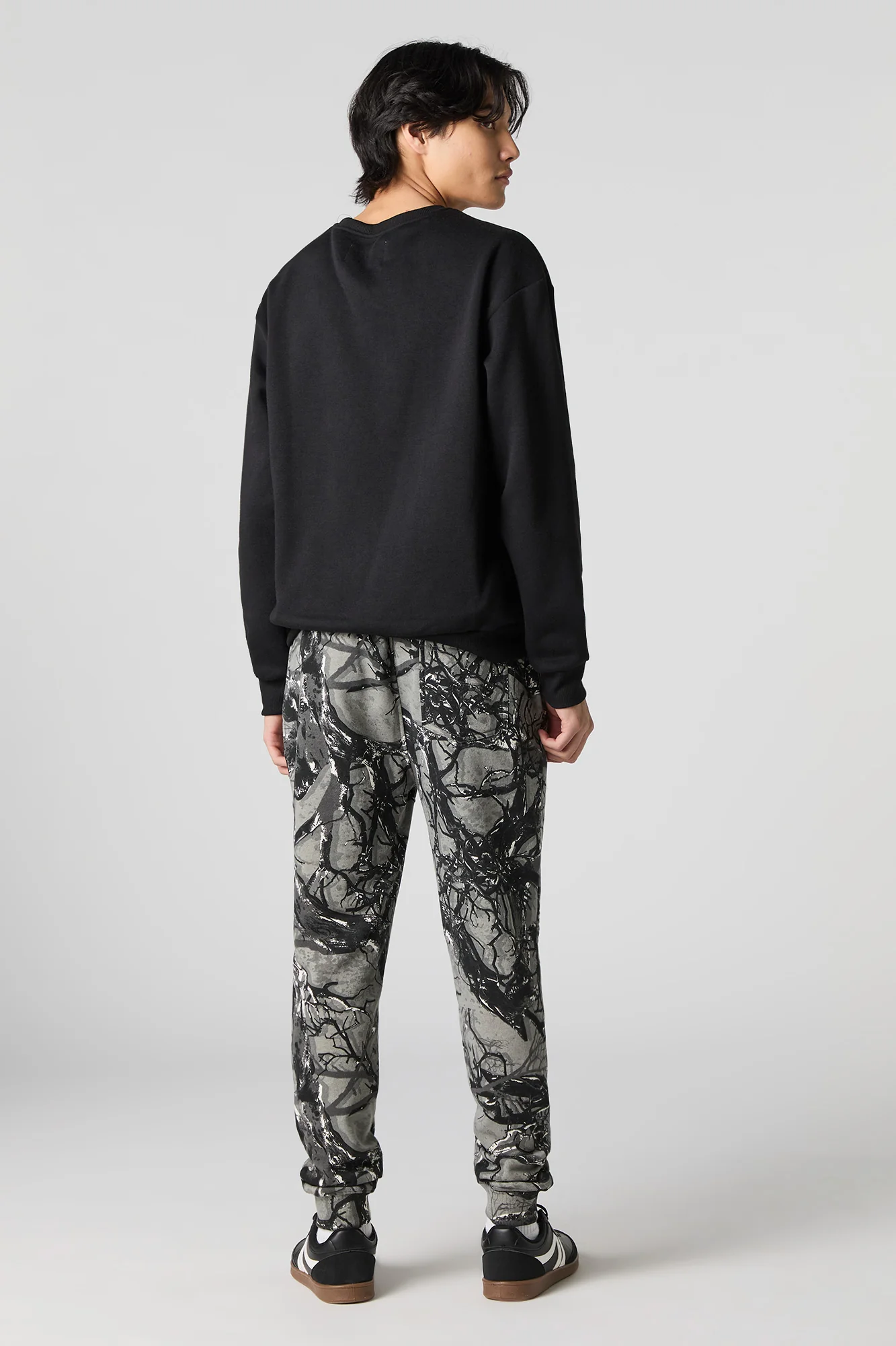 Jogger de style moto en molleton - Image 6