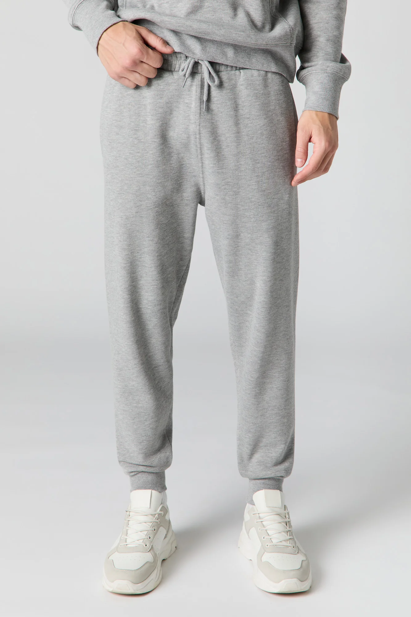 Jogger en molleton uni - Image 10