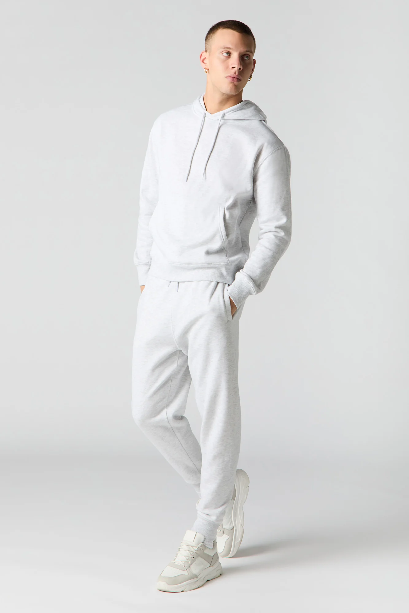 Jogger en molleton uni - Image 14
