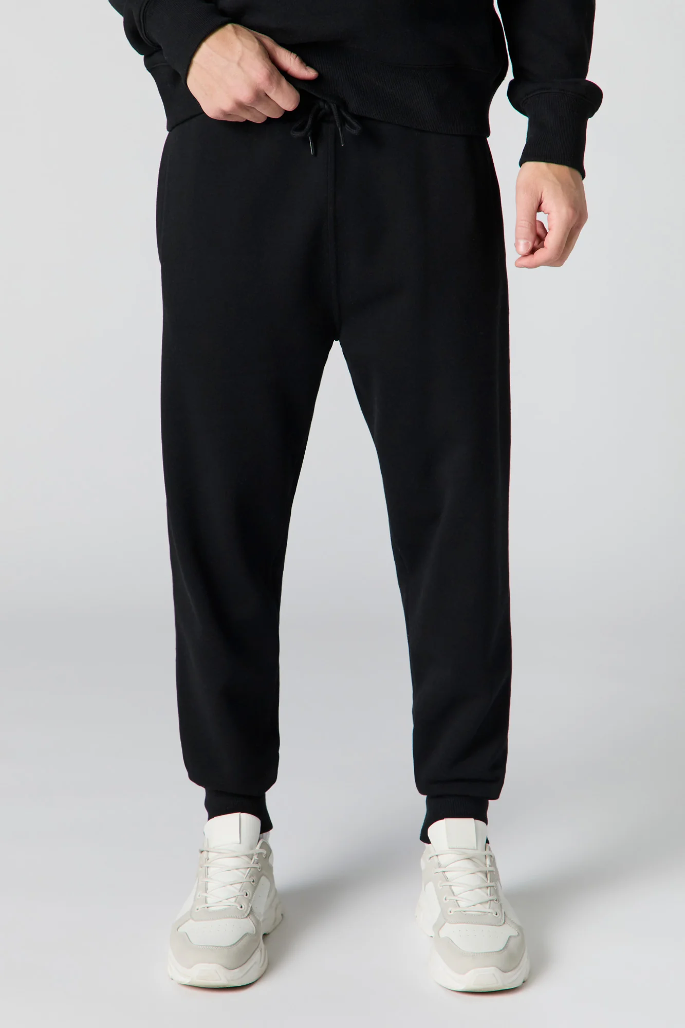 Jogger en molleton uni - Image 7