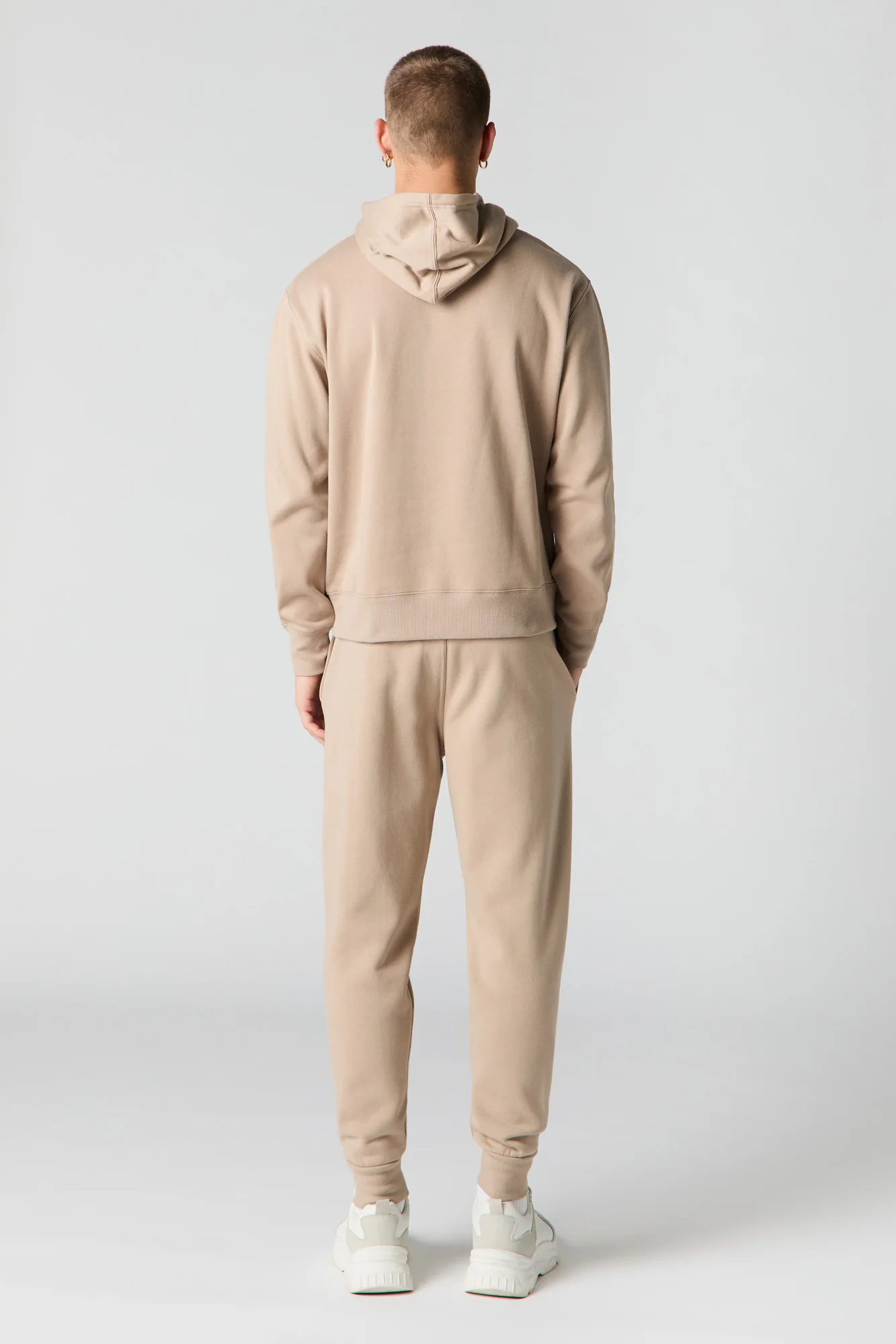 Solid Fleece Jogger - Image 3