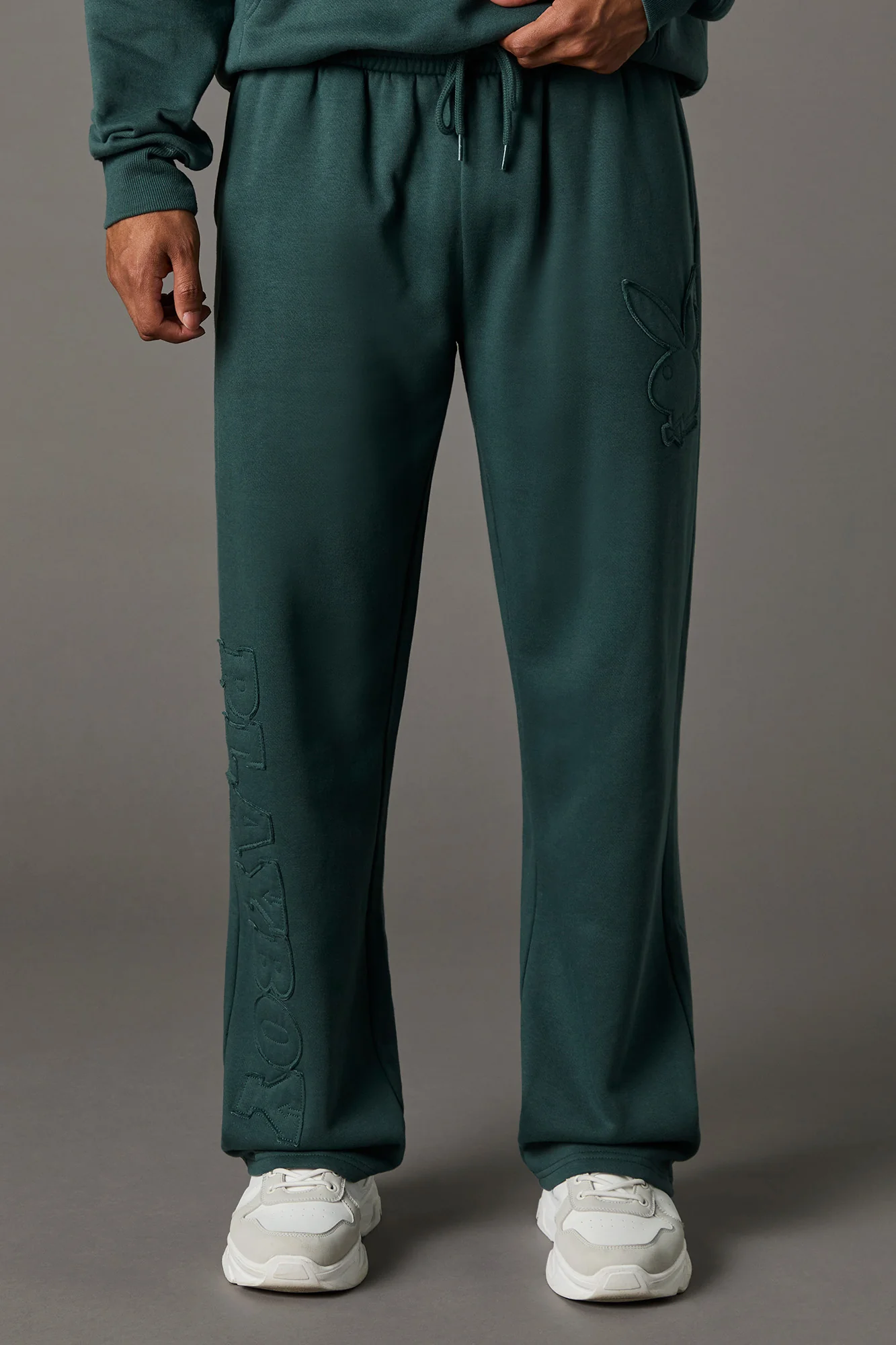 Pantalon d'entraînement en molleton avec empiècement Playboy - Image 8