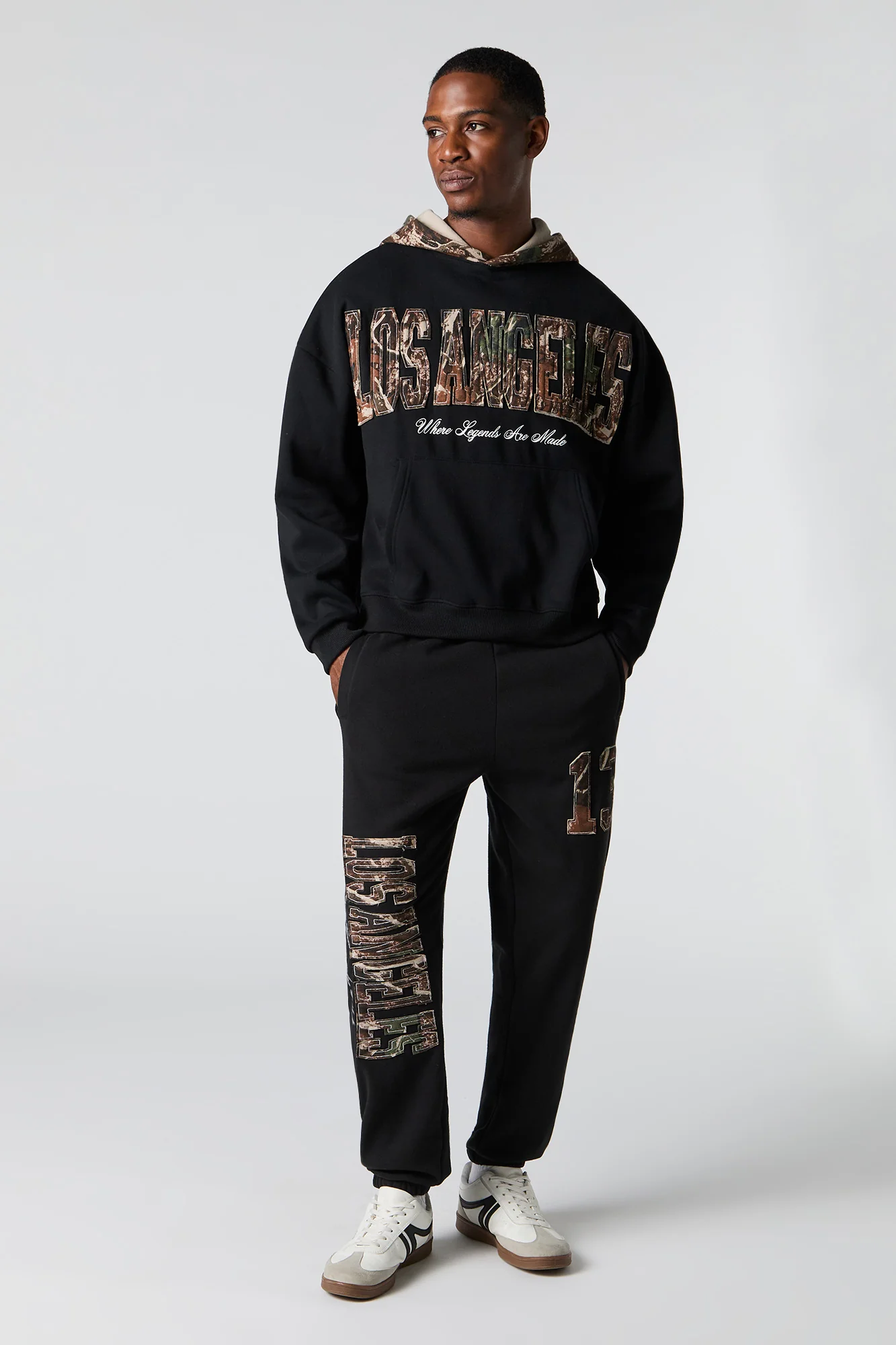 Camo Patch Fleece Jogger - Image 3