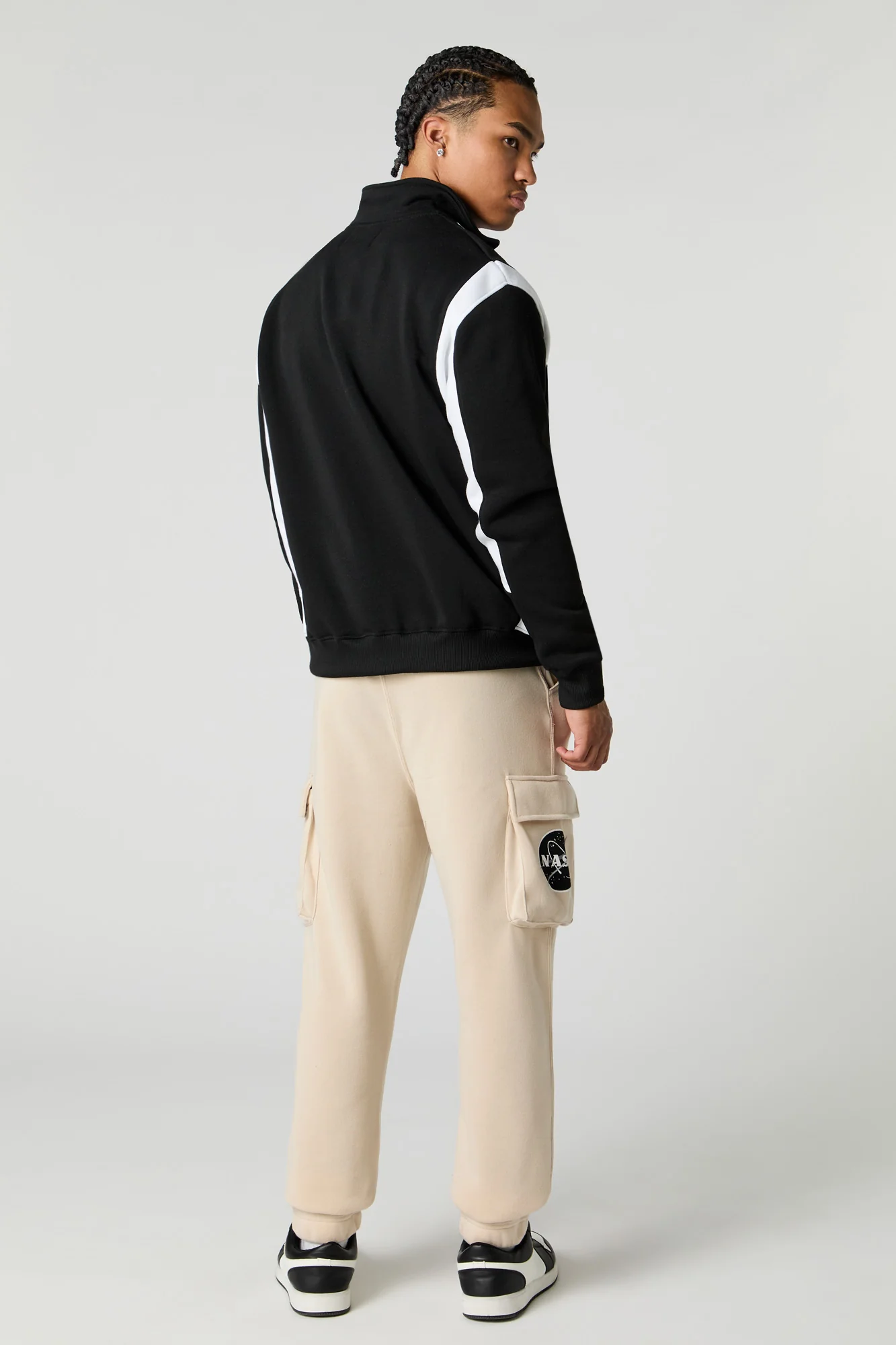NASA HD Print Fleece Cargo Jogger - Image 11