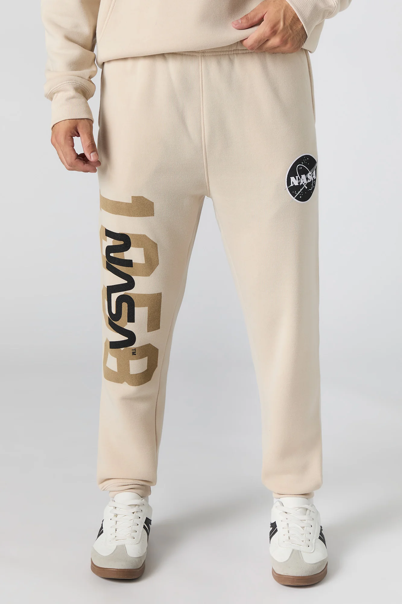 Jogger en molleton à imprimé NASA - Image 4