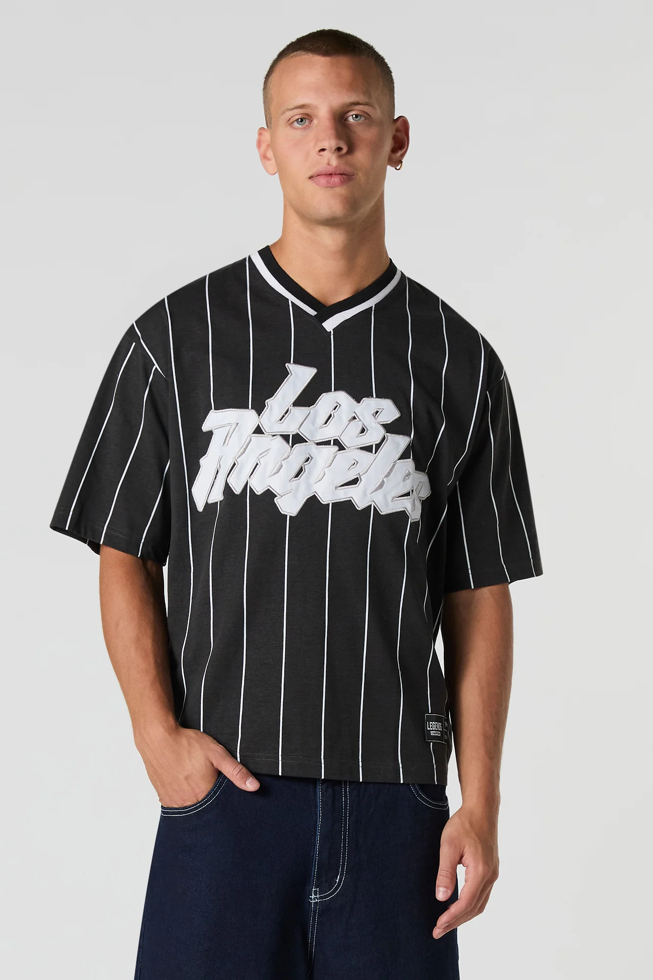 Jersey avec motif brodé