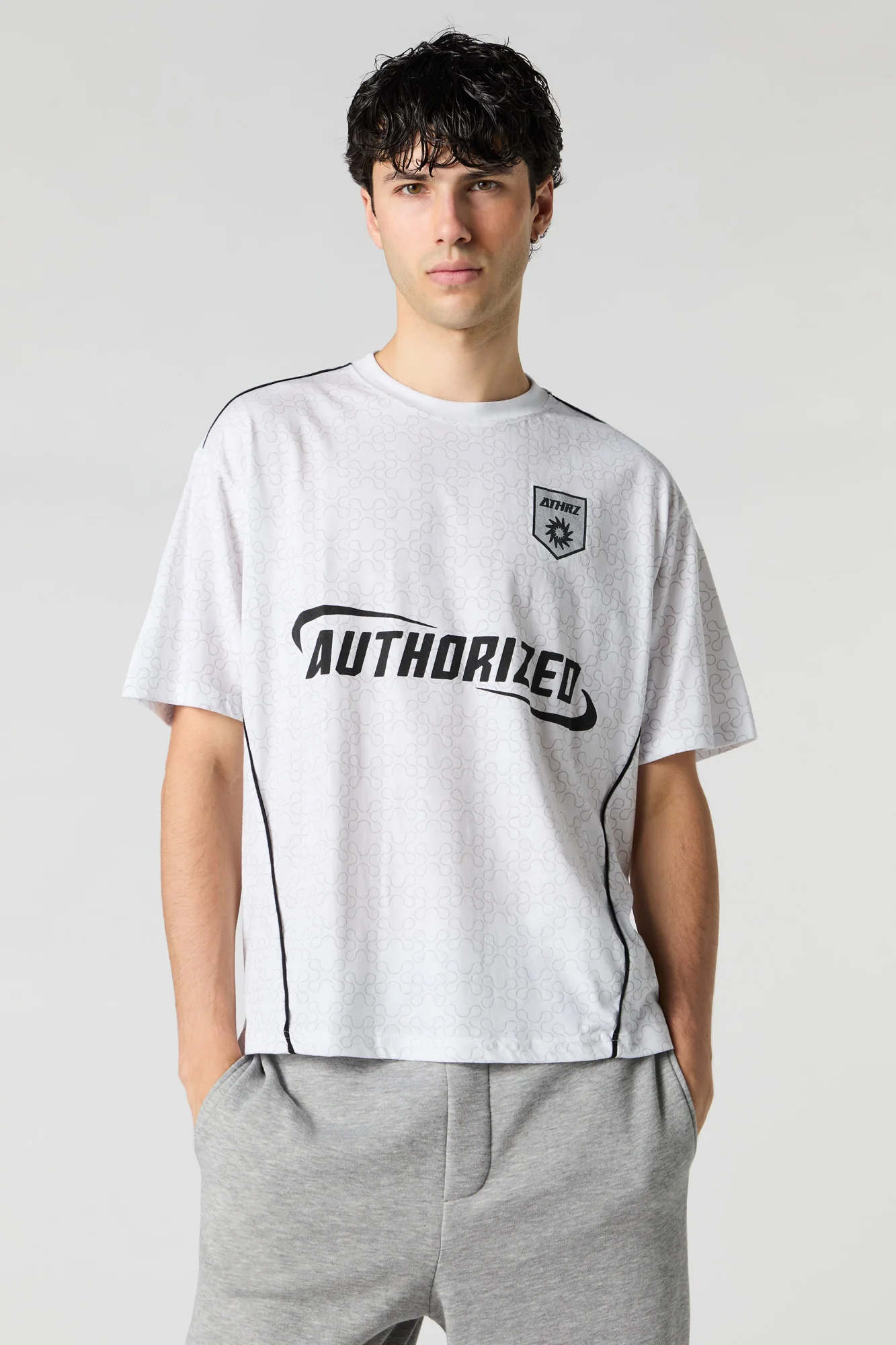 Jersey à imprimé Soccer