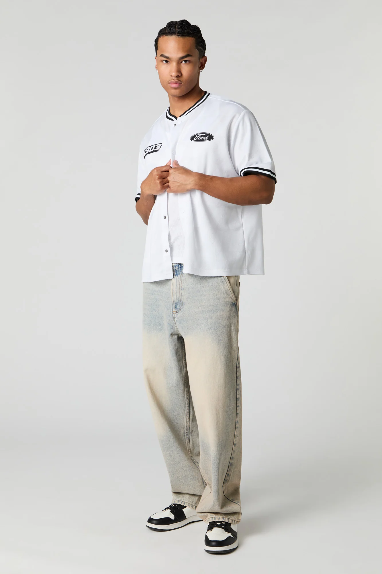 Ford Graphic Mesh Baseball Jersey - Image 3