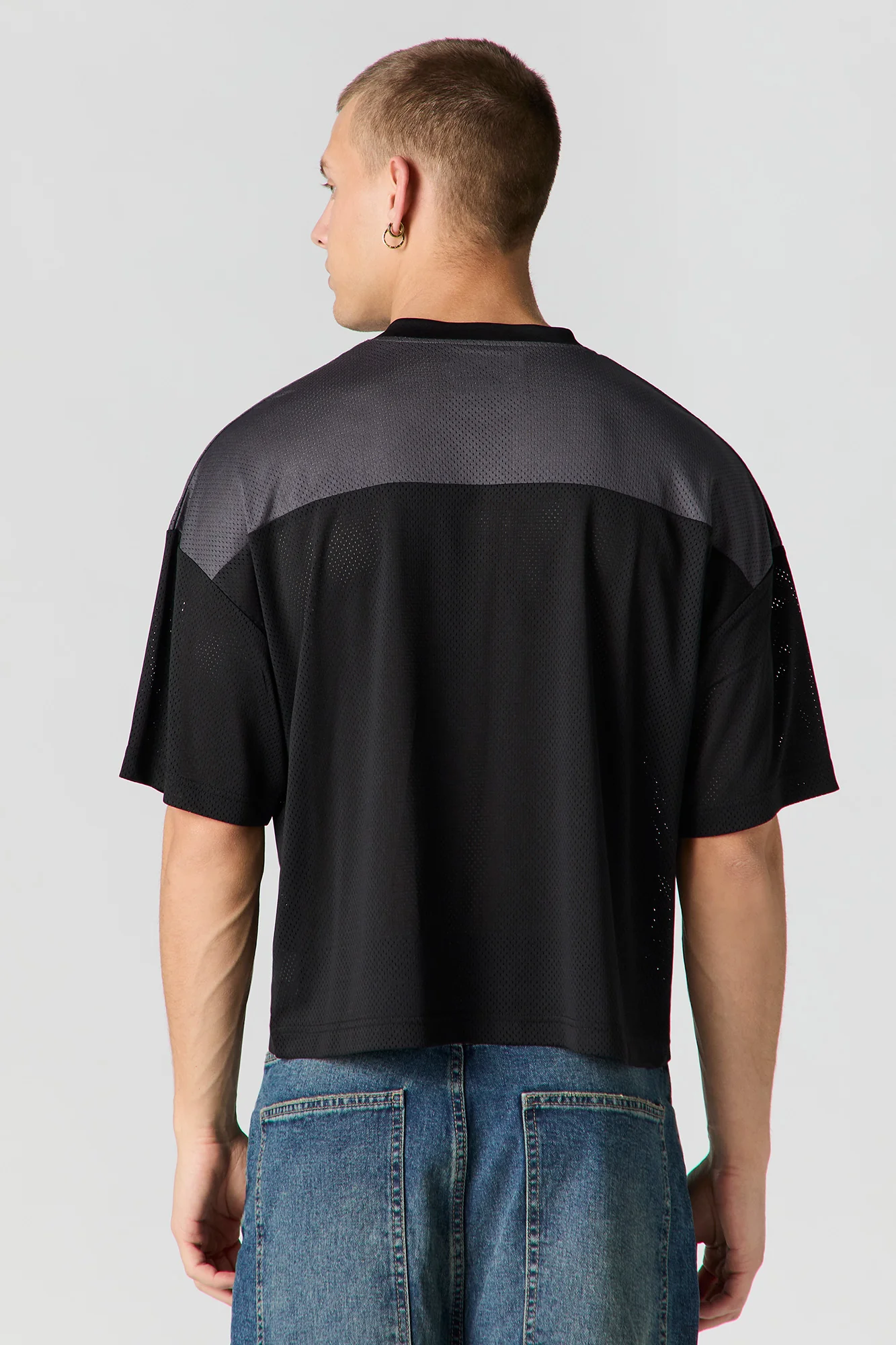 Jersey de football carré en filet imprimé - Image 5