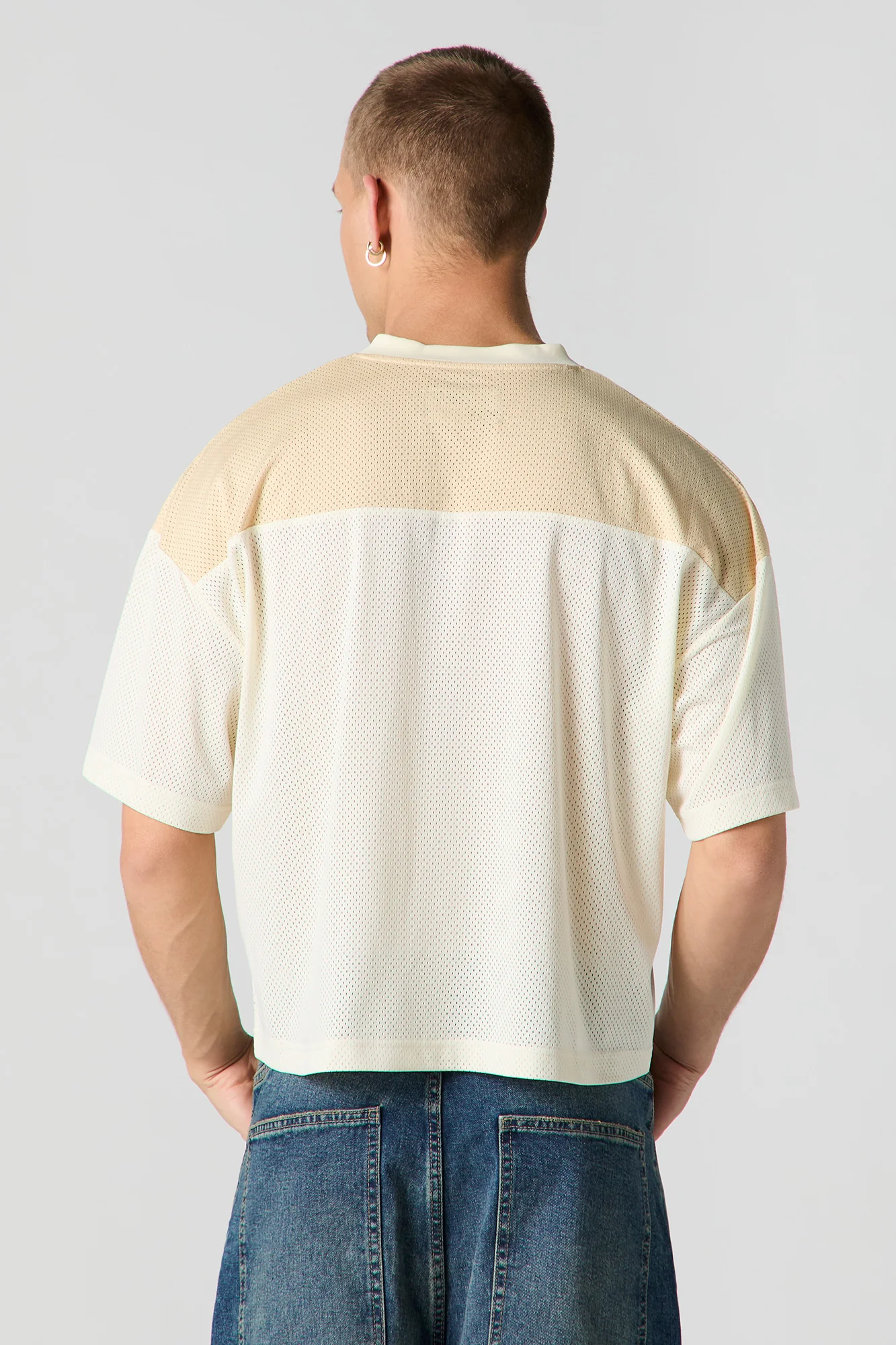 Jersey de football carré en filet imprimé - Image 8