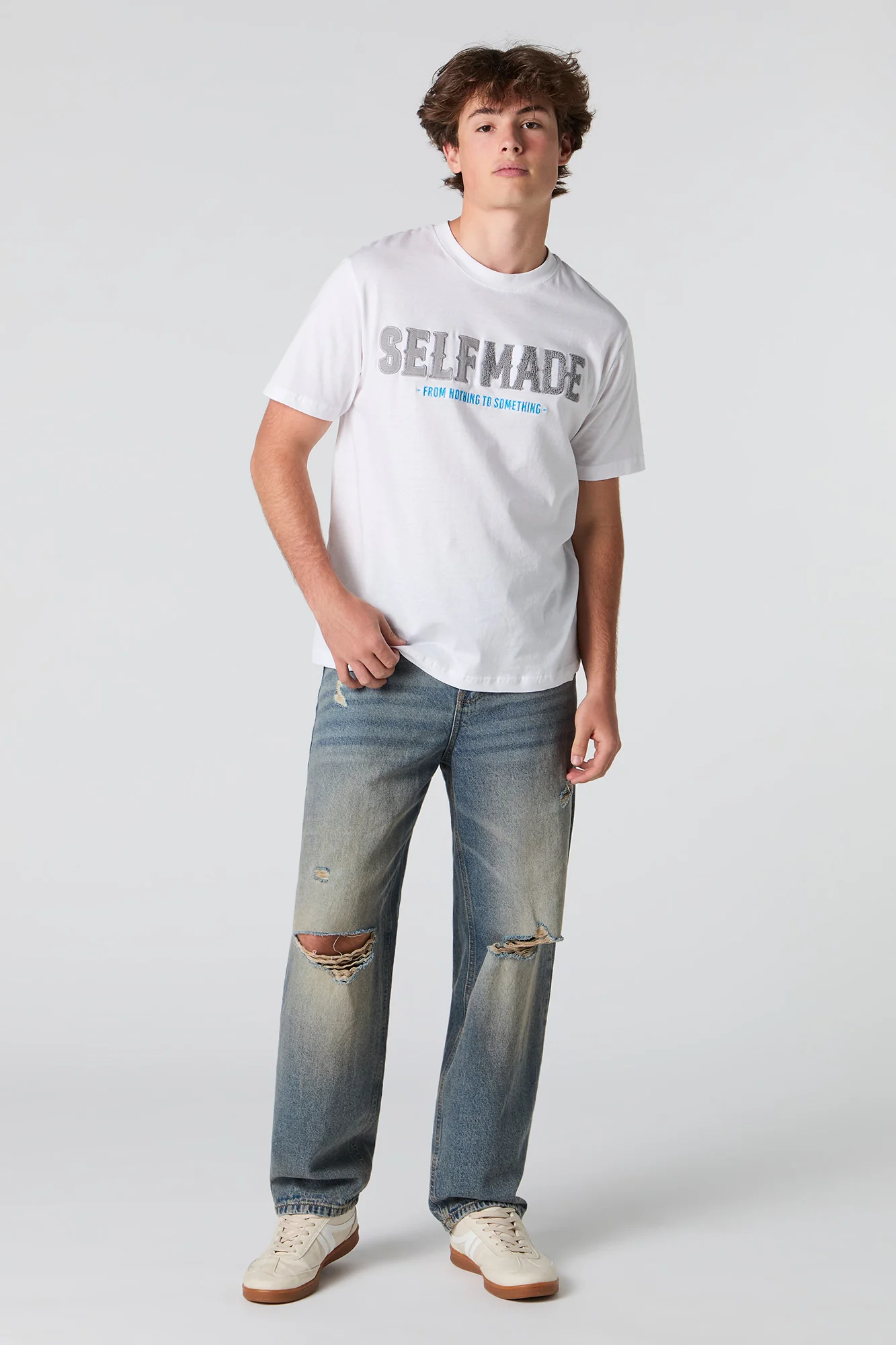 Self Made Chenille Embroidered T-Shirt - Image 2