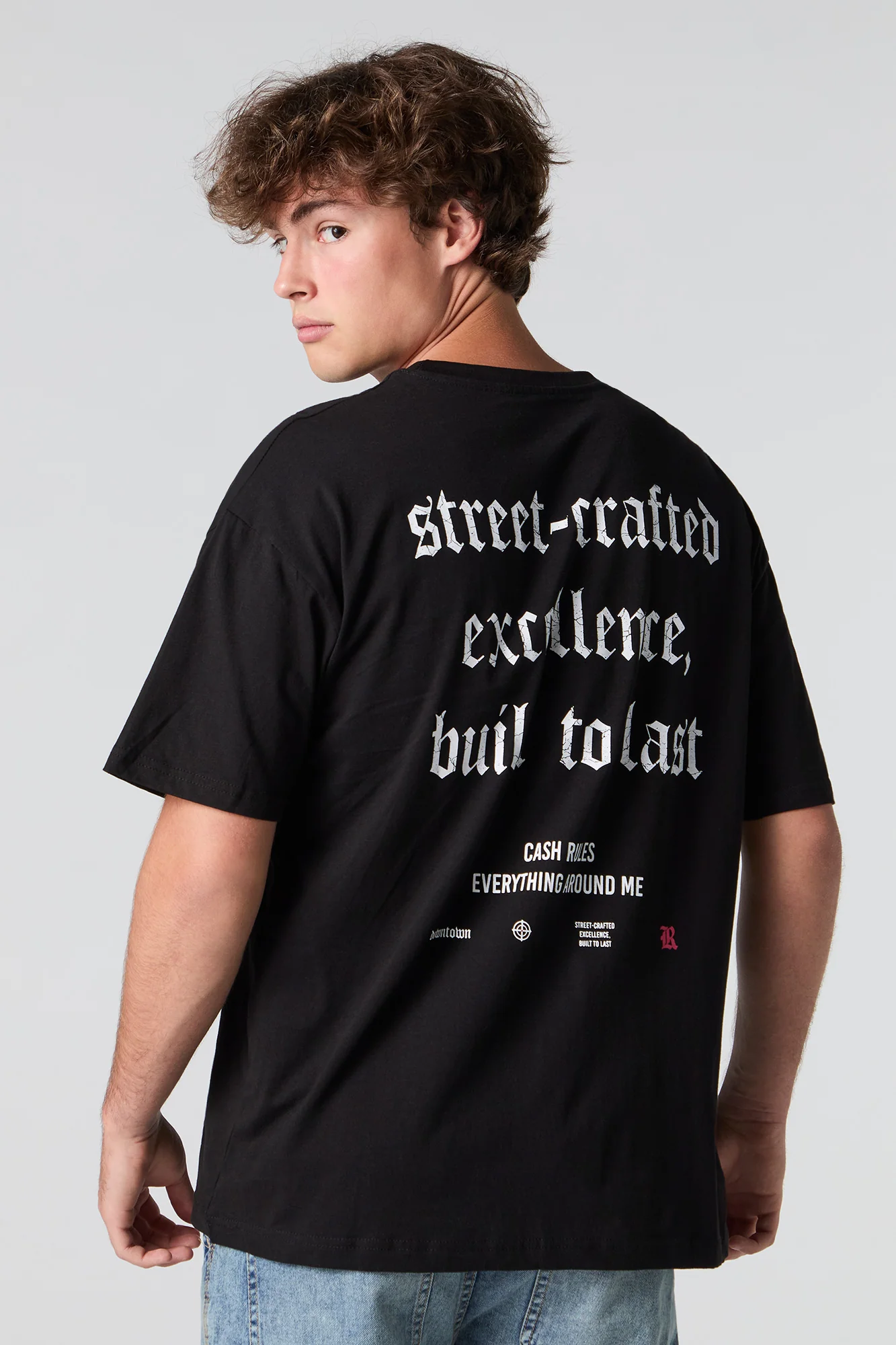 Self Made Embroidered Graphic T-Shirt - Image 5