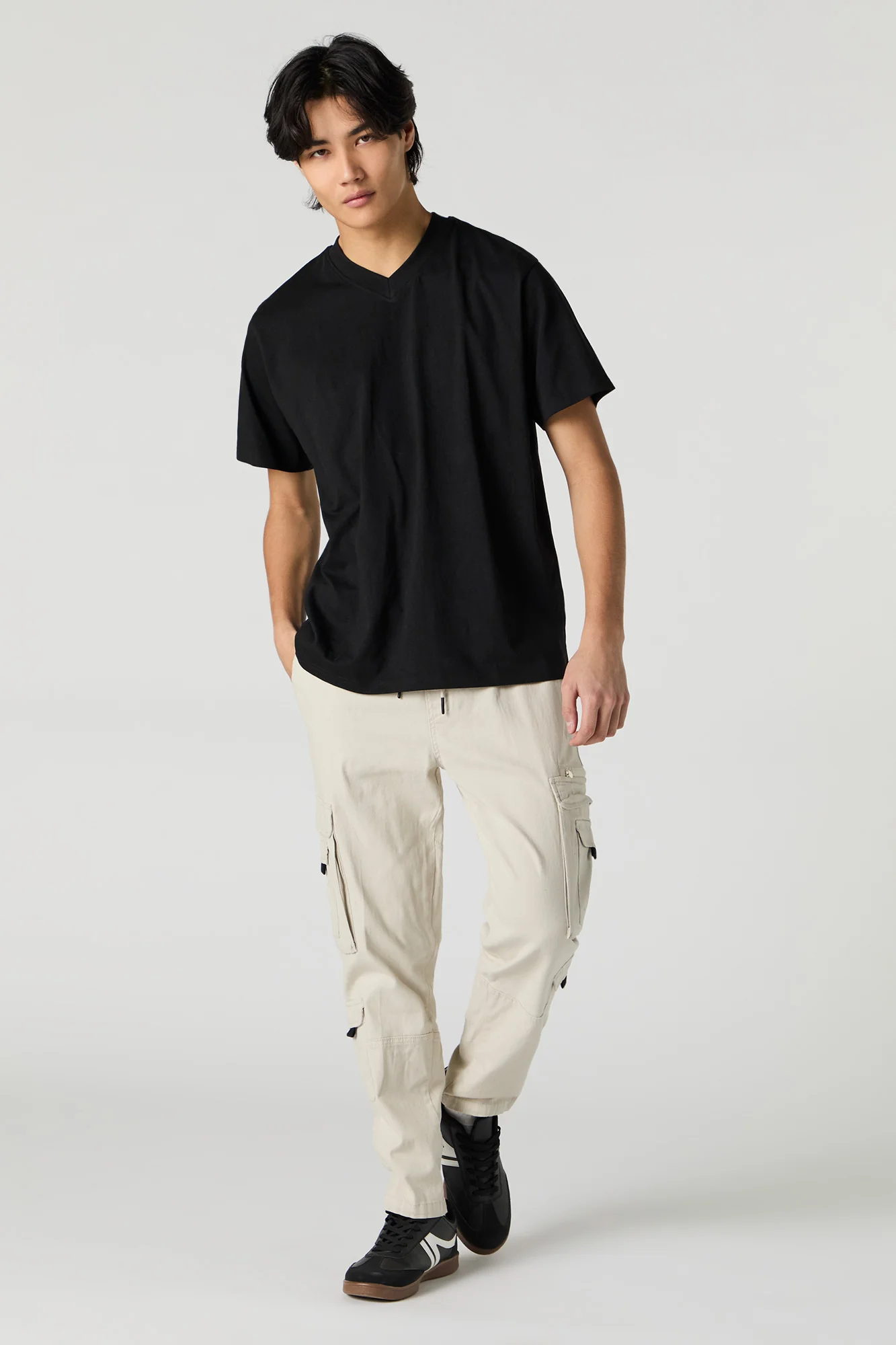 Multi Pocket Drawstring Cargo Pant - Image 2