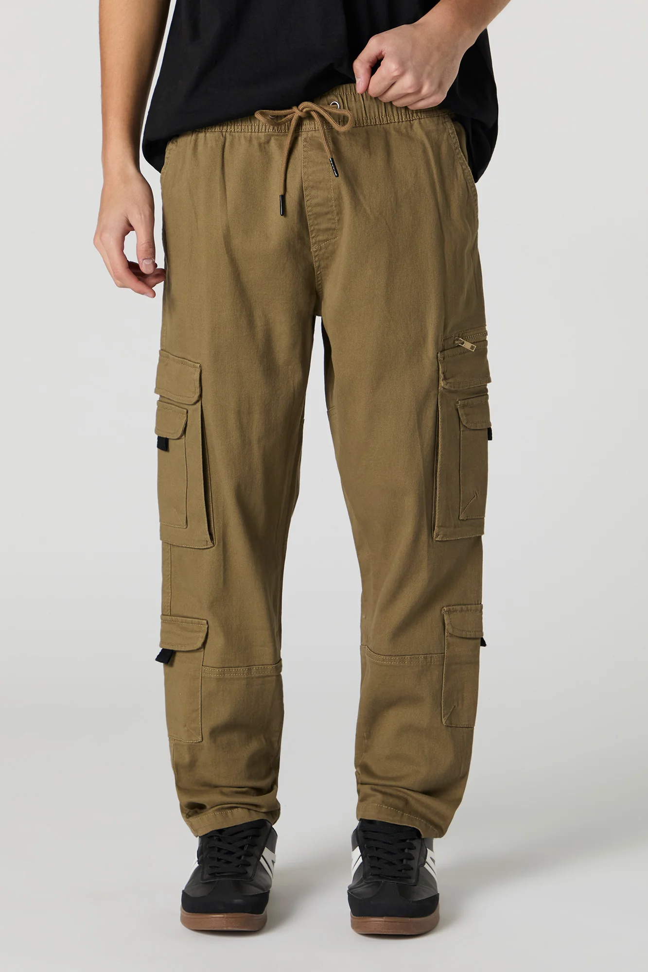 Multi Pocket Drawstring Cargo Pant - Image 4