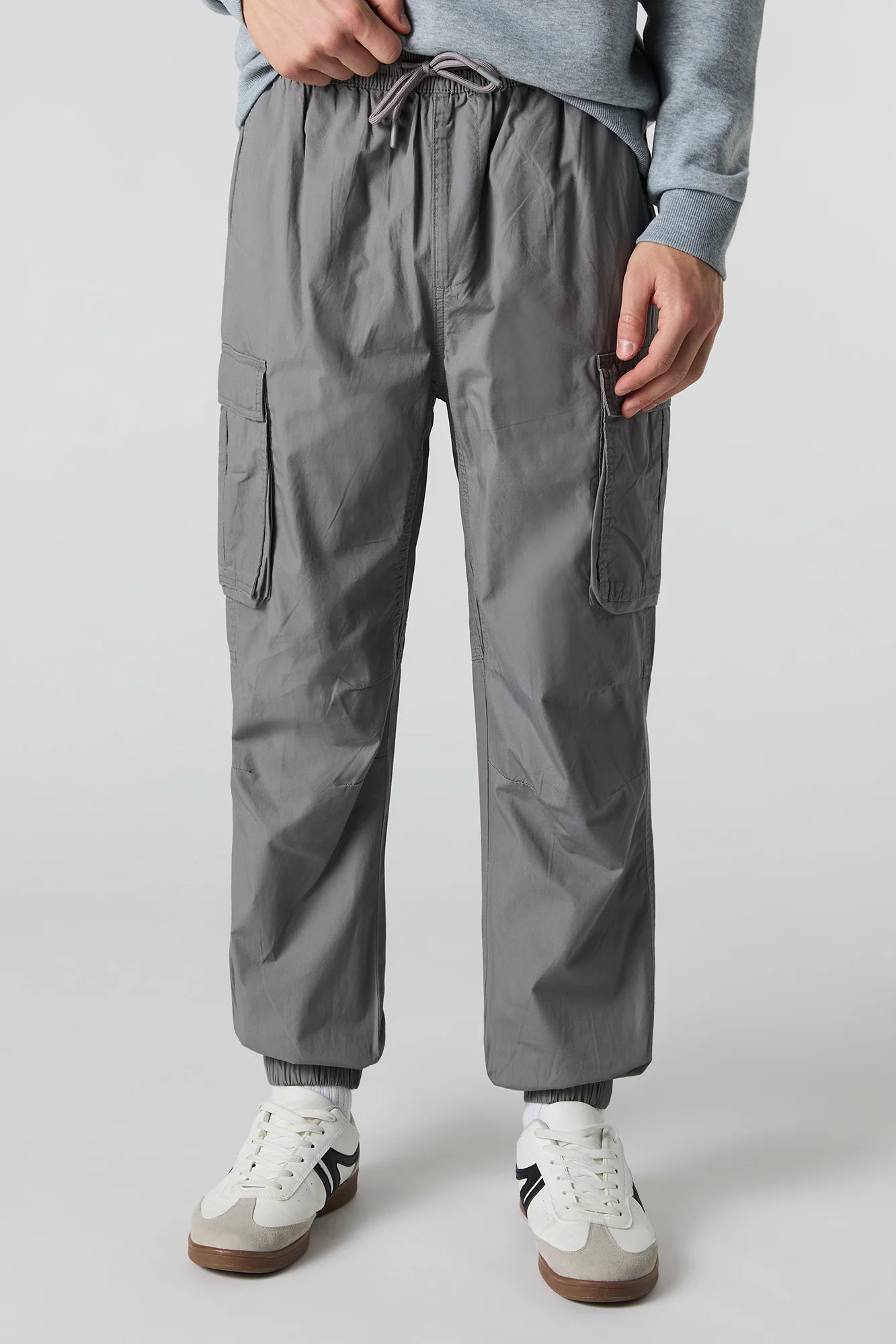 Jogger cargo en popeline - Image 10