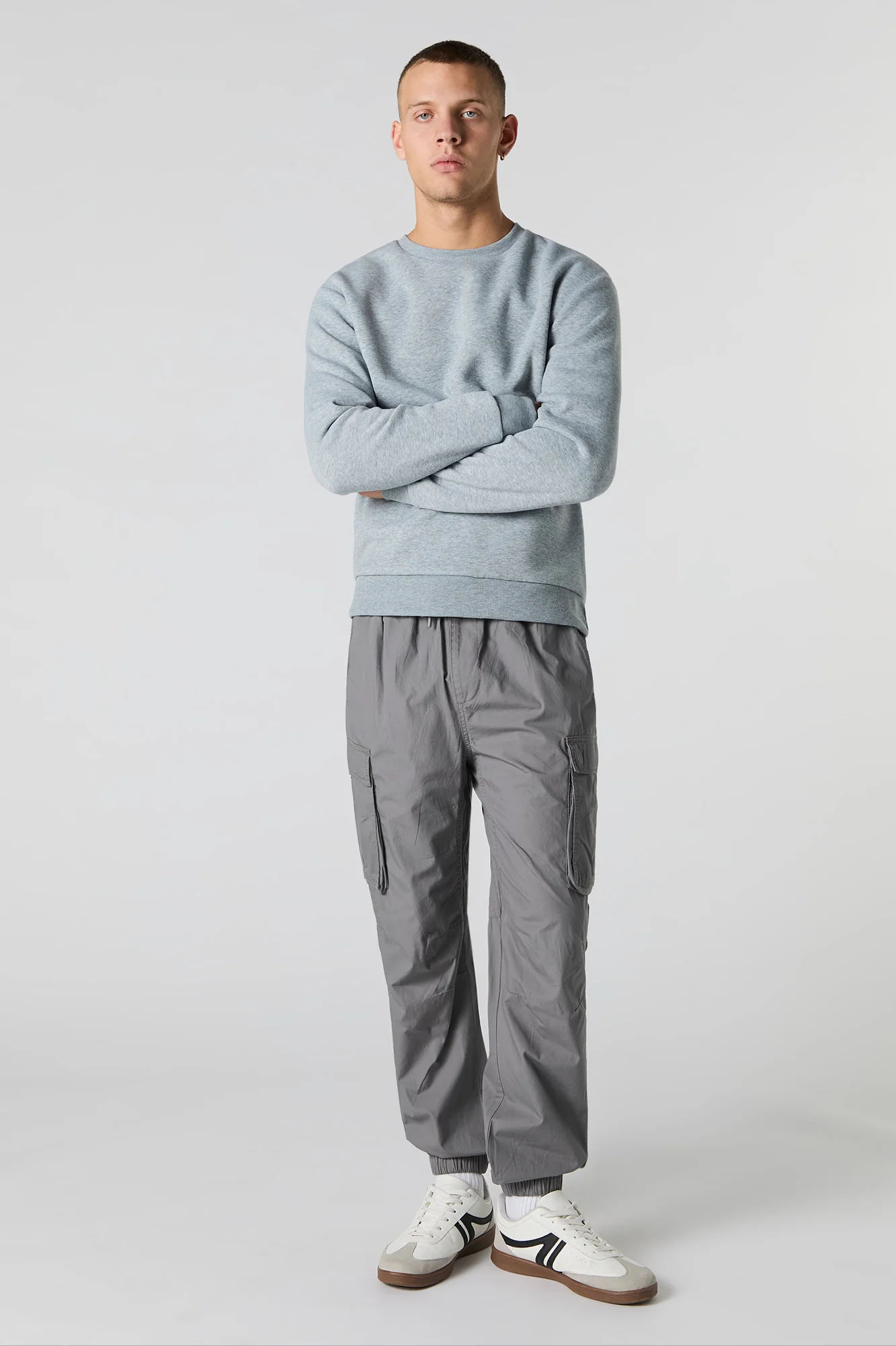 Jogger cargo en popeline - Image 11