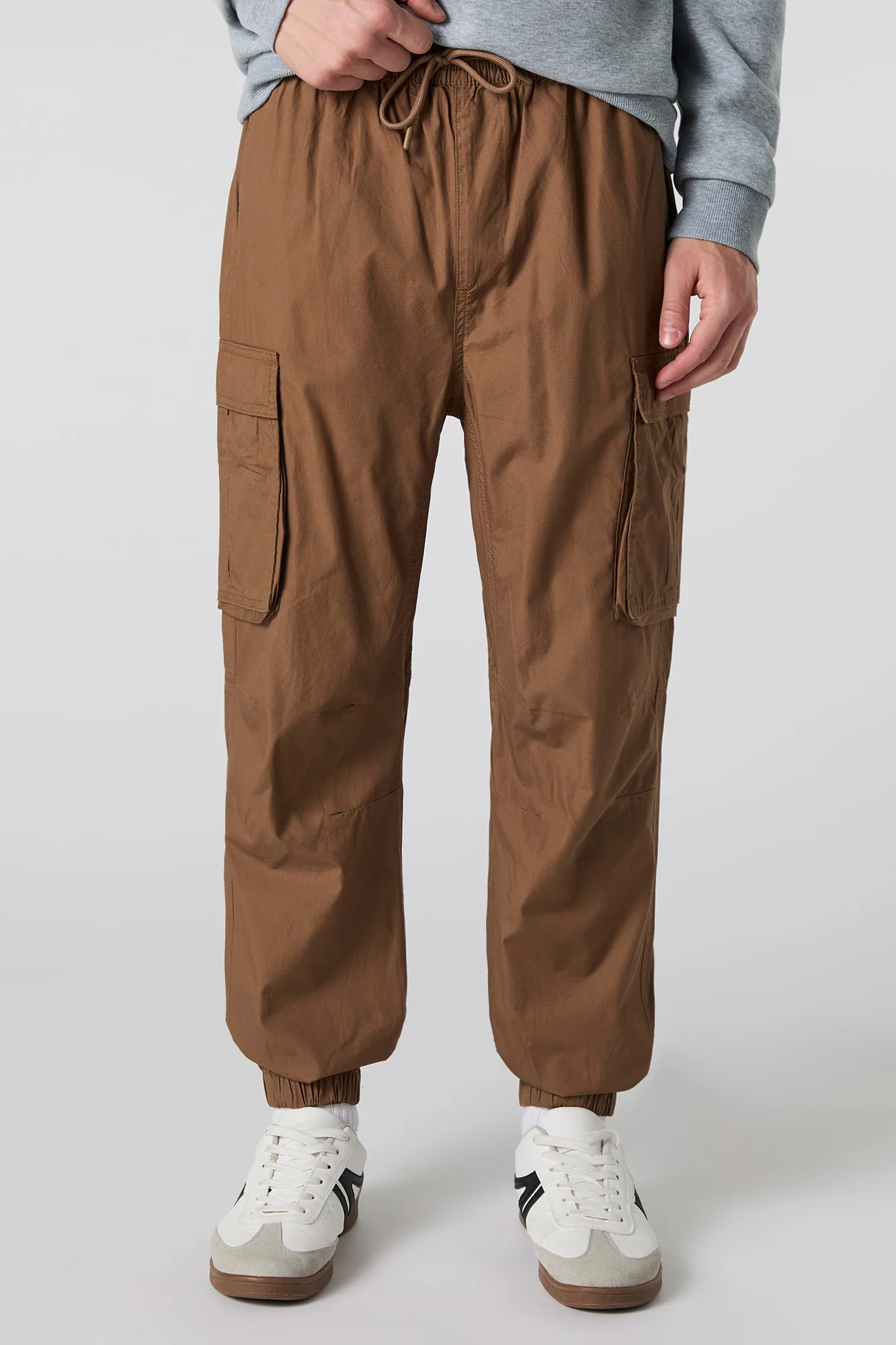 Jogger cargo en popeline - Image 4