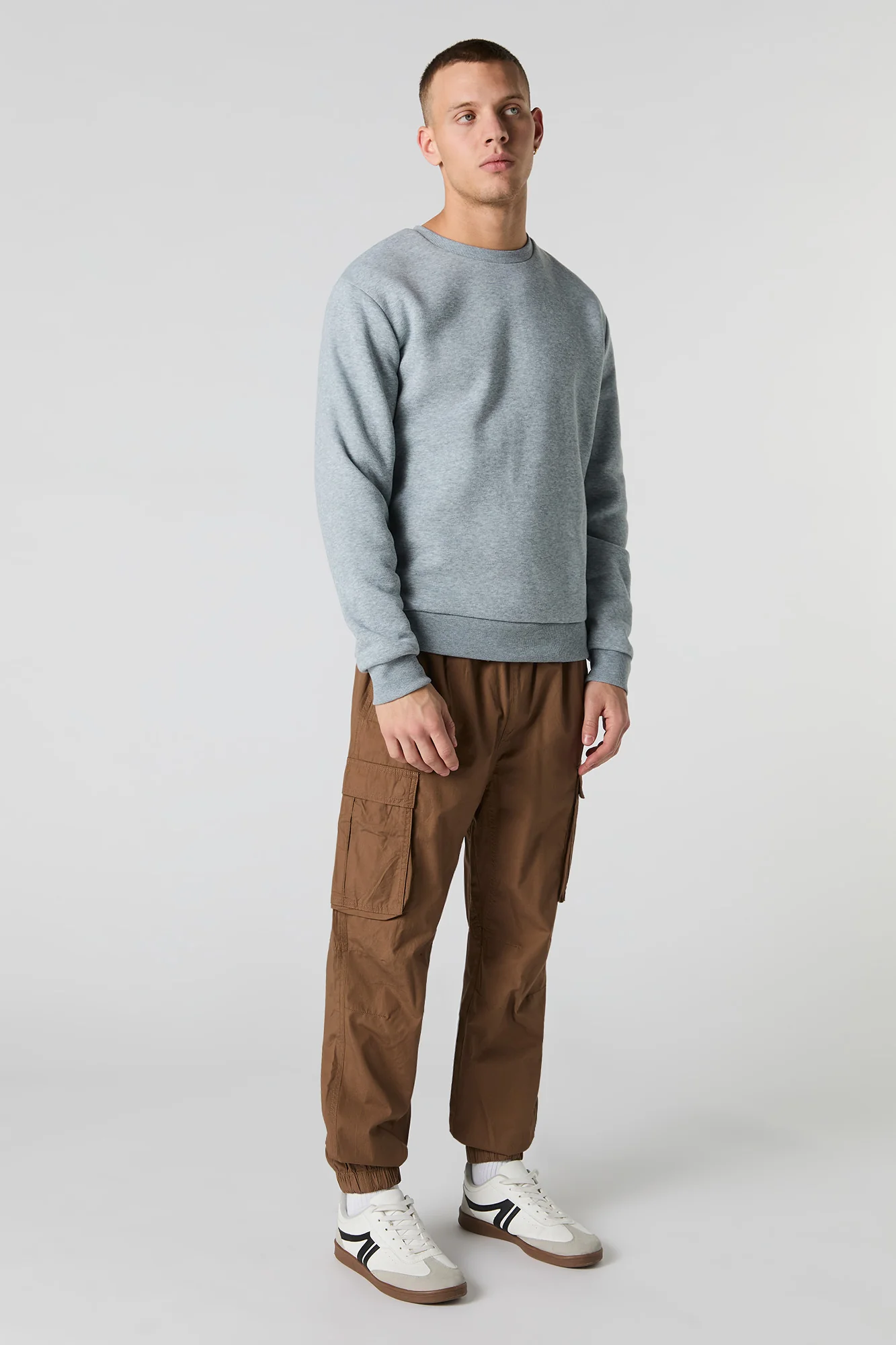 Jogger cargo en popeline - Image 5