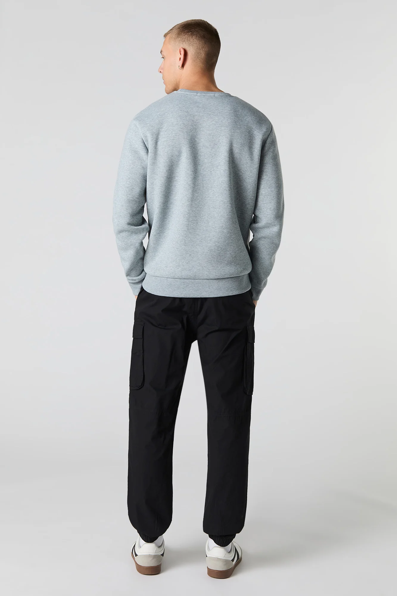 Jogger cargo en popeline - Image 9