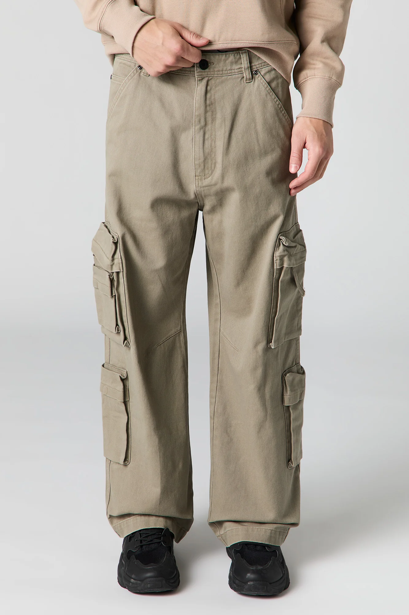 Pantalon baggy cargo avec poches multiples - Image 7