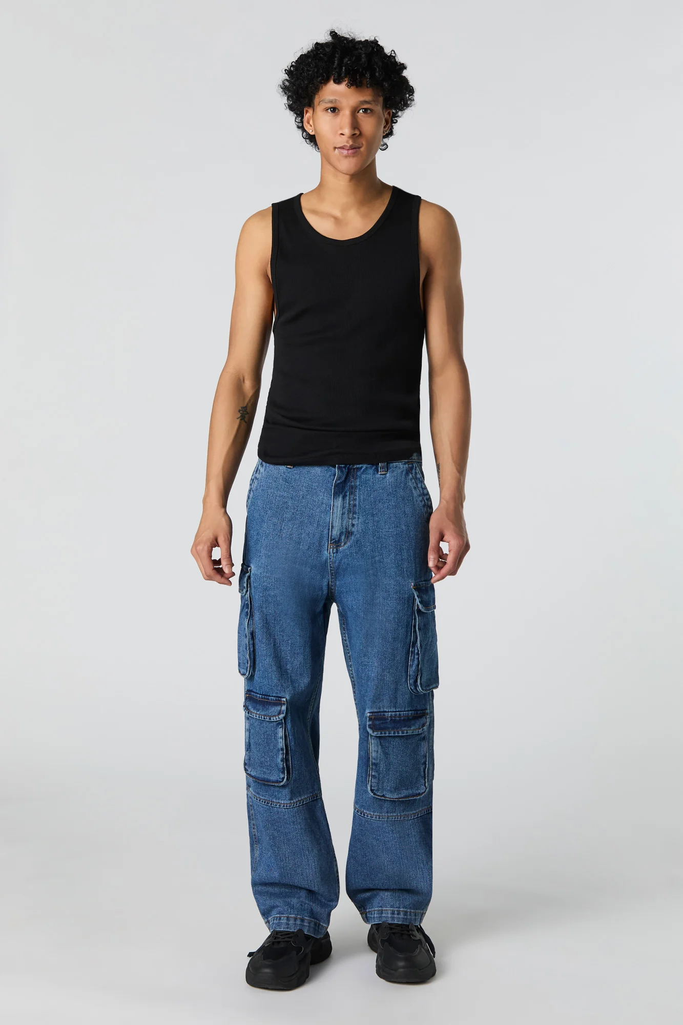Multi Pocket Baggy Cargo Jean - Image 2