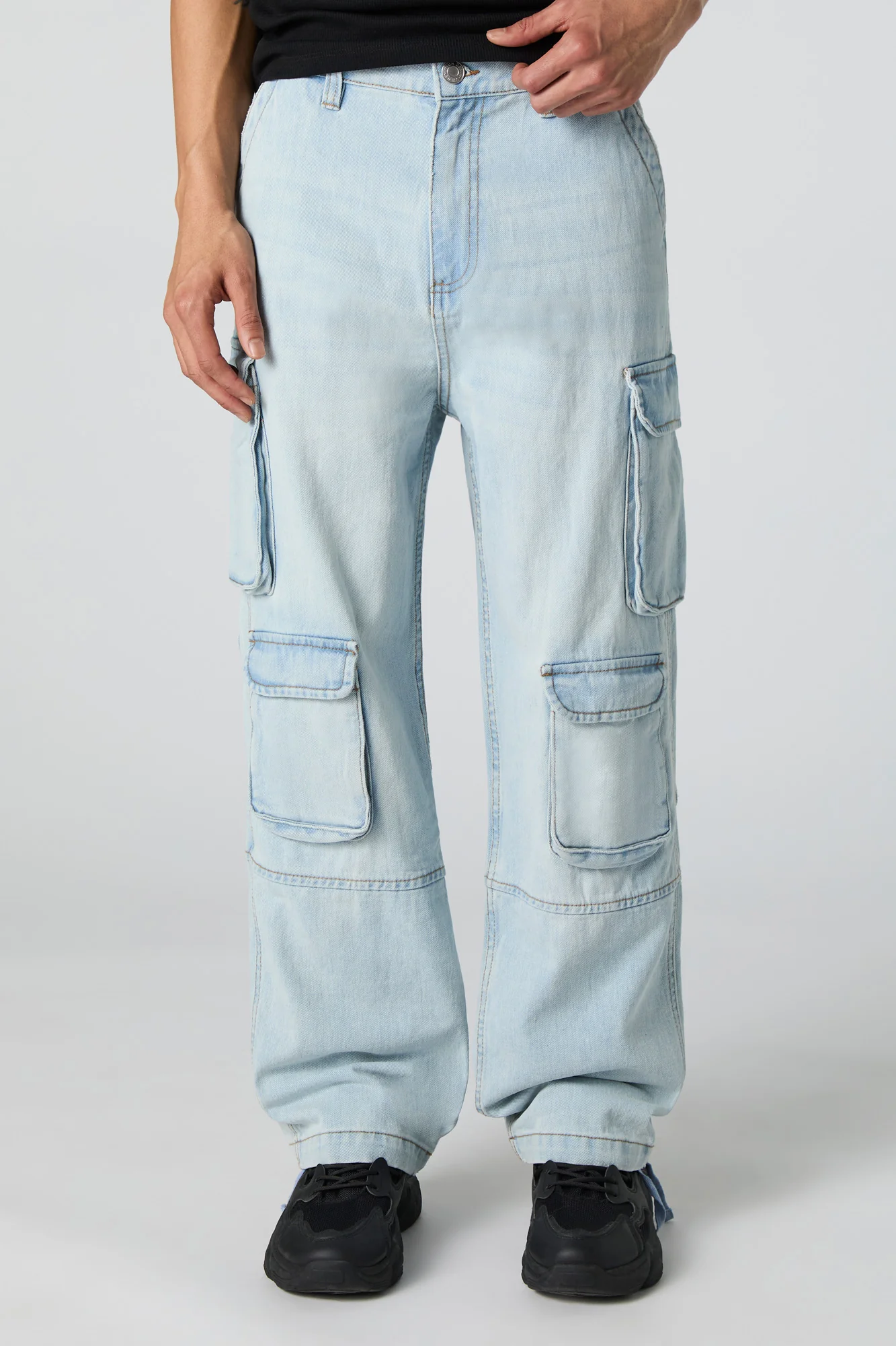 Multi Pocket Baggy Cargo Jean - Image 7