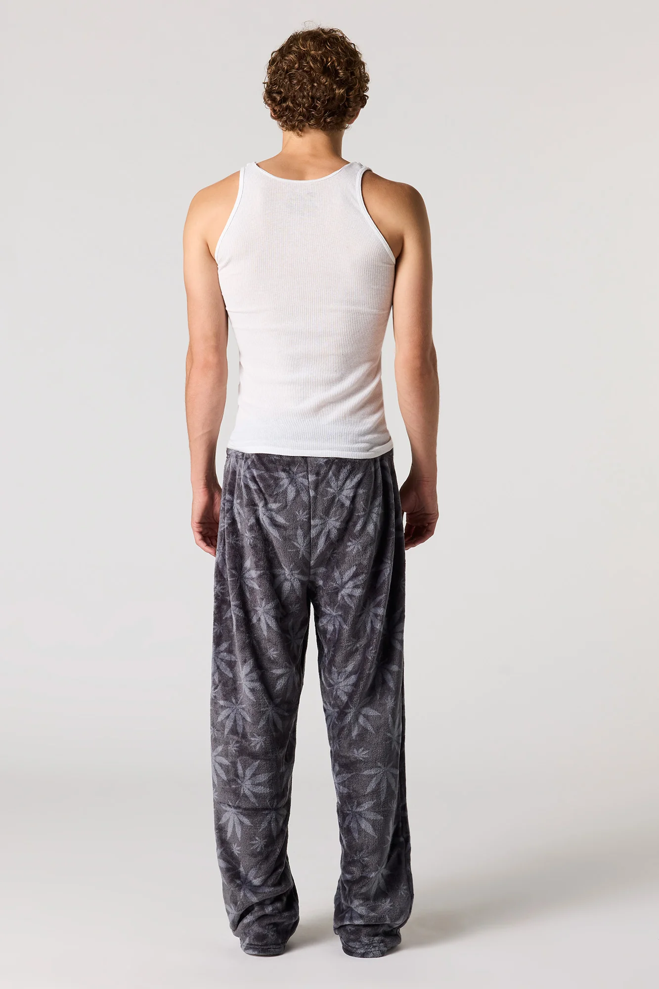 Printed Plush Pajama Pant - Image 15