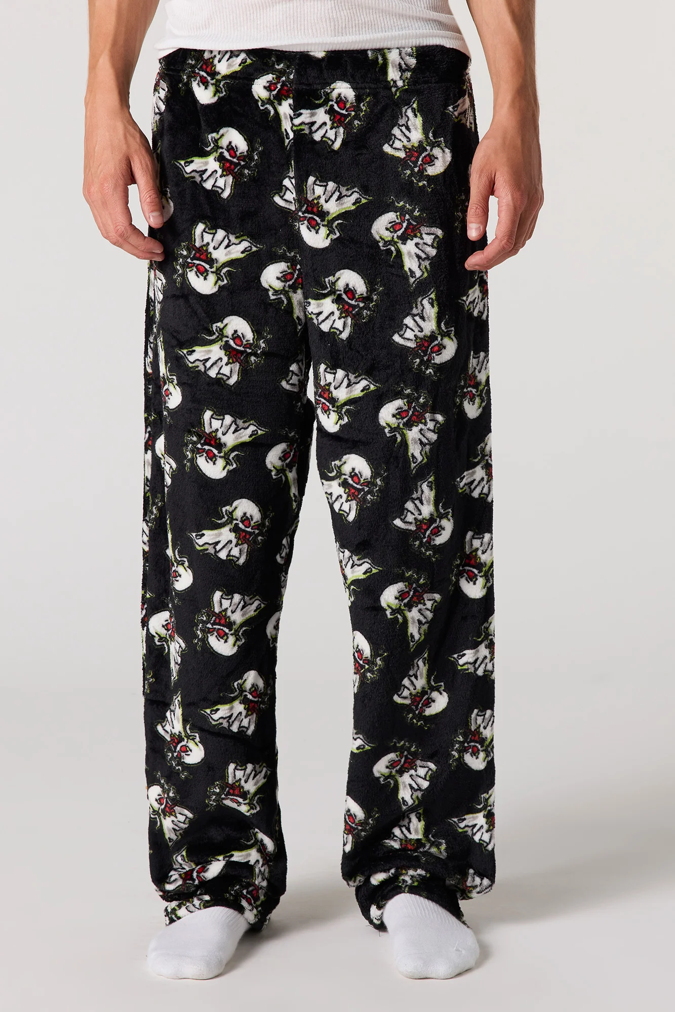 Printed Plush Pajama Pant - Image 16