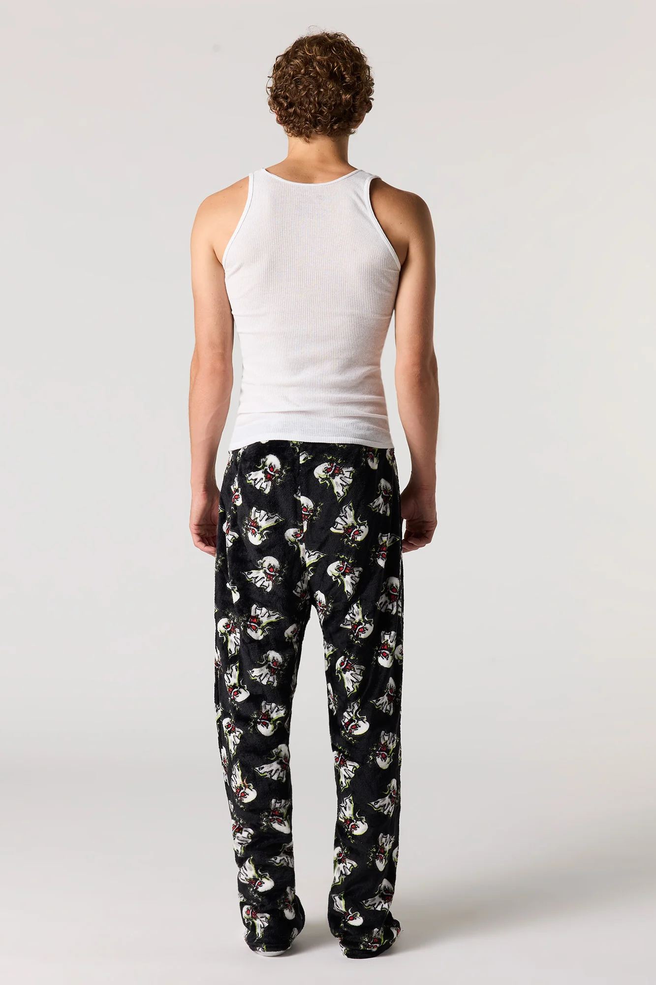 Printed Plush Pajama Pant - Image 18