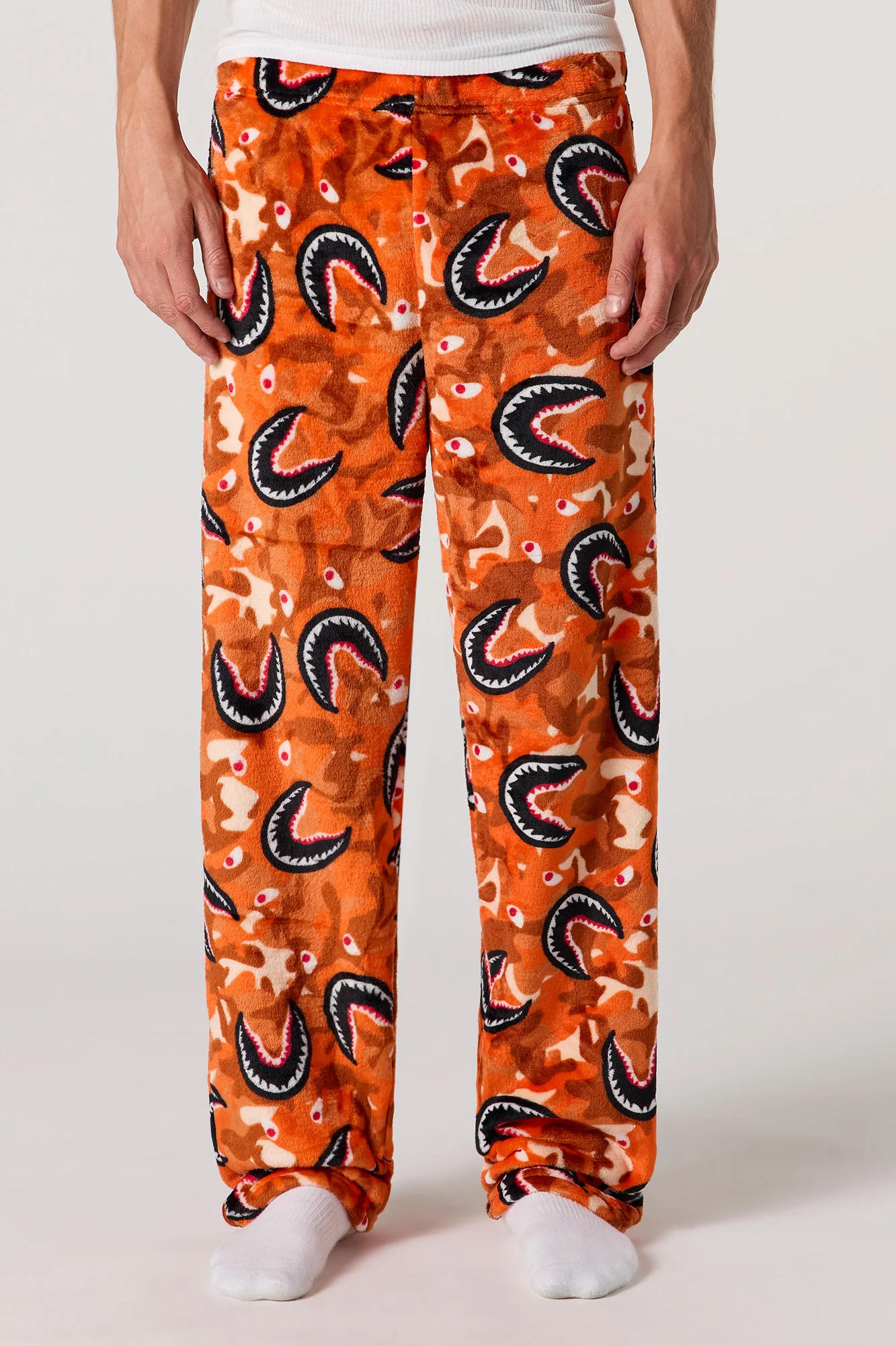 Printed Plush Pajama Pant - Image 22