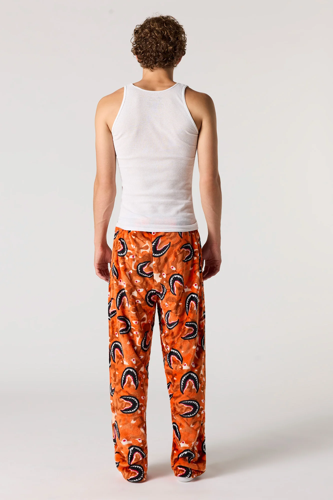 Printed Plush Pajama Pant - Image 24