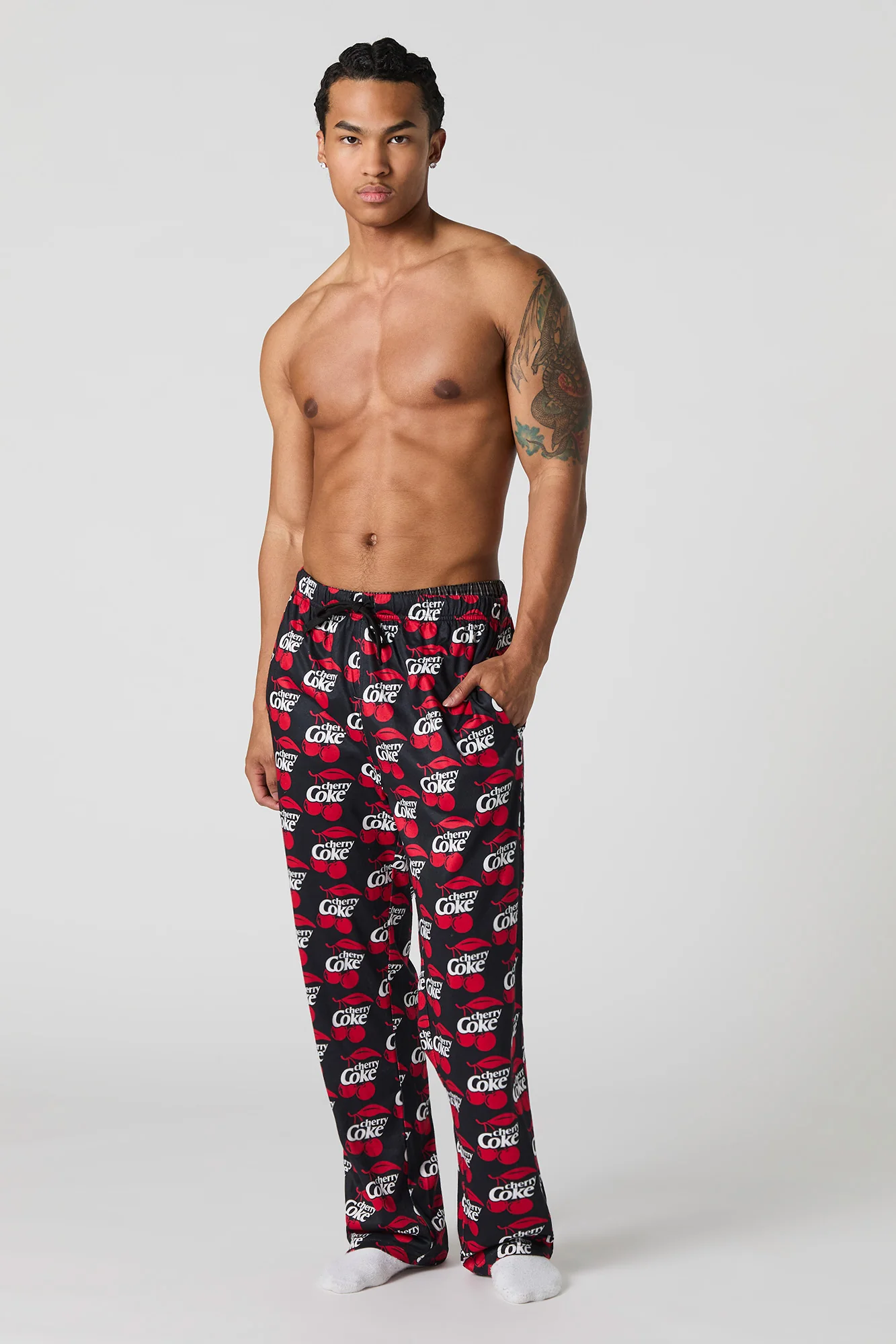 Cherry Coke Print Pajama Pant - Image 2