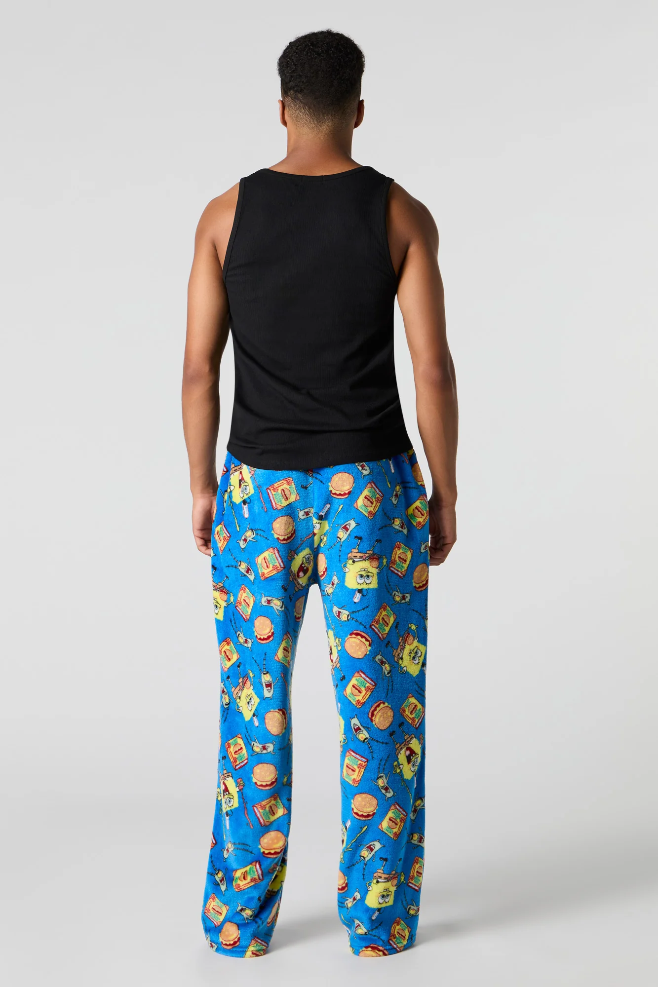 Icon Print Plush Pajama Pant - Image 24
