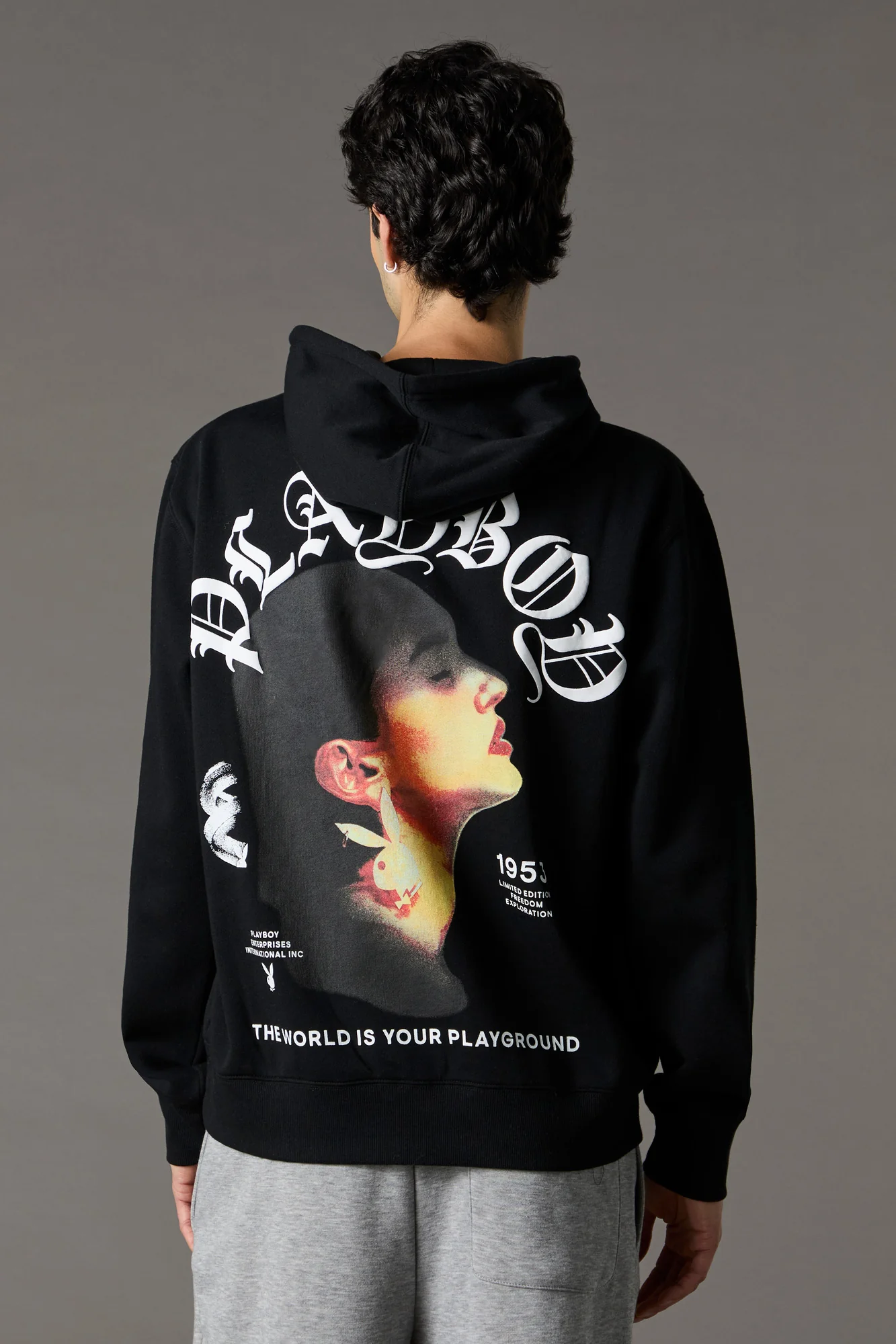 Playboy Puff Print Fleece Hoodie - Image 5