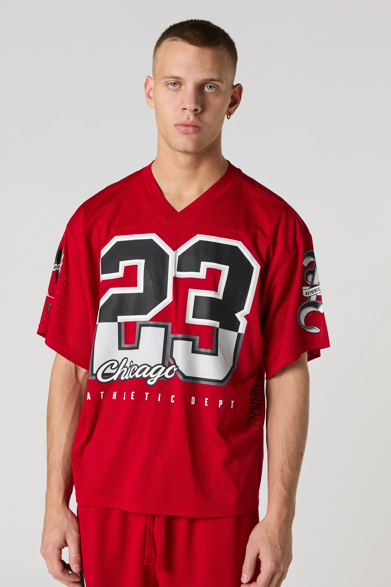 Jersey de football en filet à imprimé City - Image 5