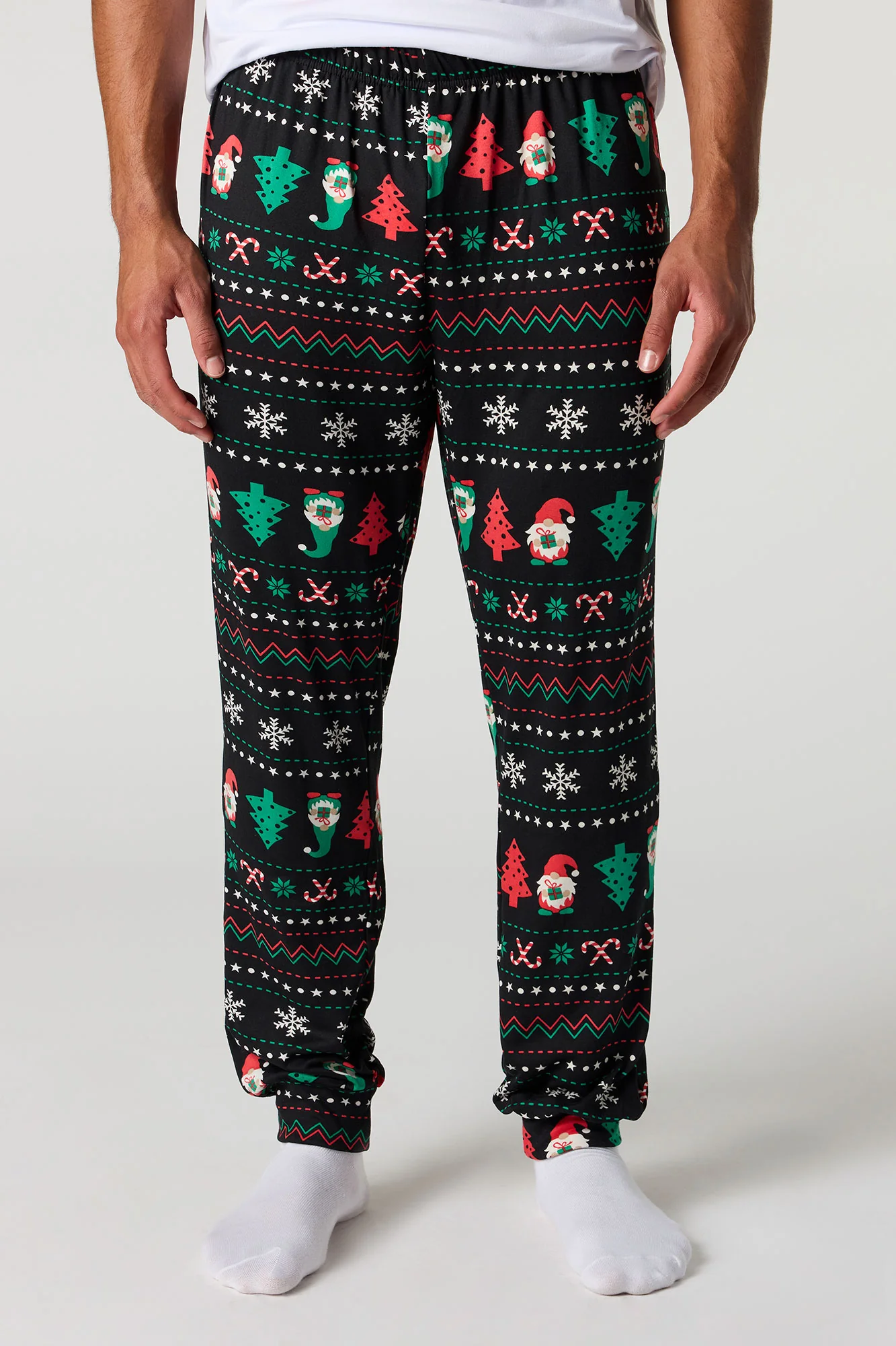 Mens Fammy Jammies Gnome for the Holidays Pajama Set - Image 3