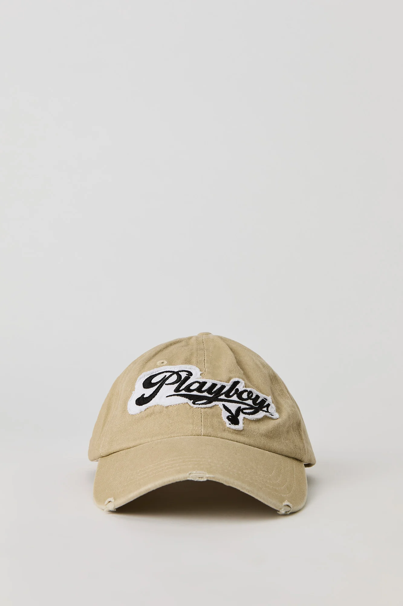 Casquette de base-ball à applique Playboy à effet d'usure