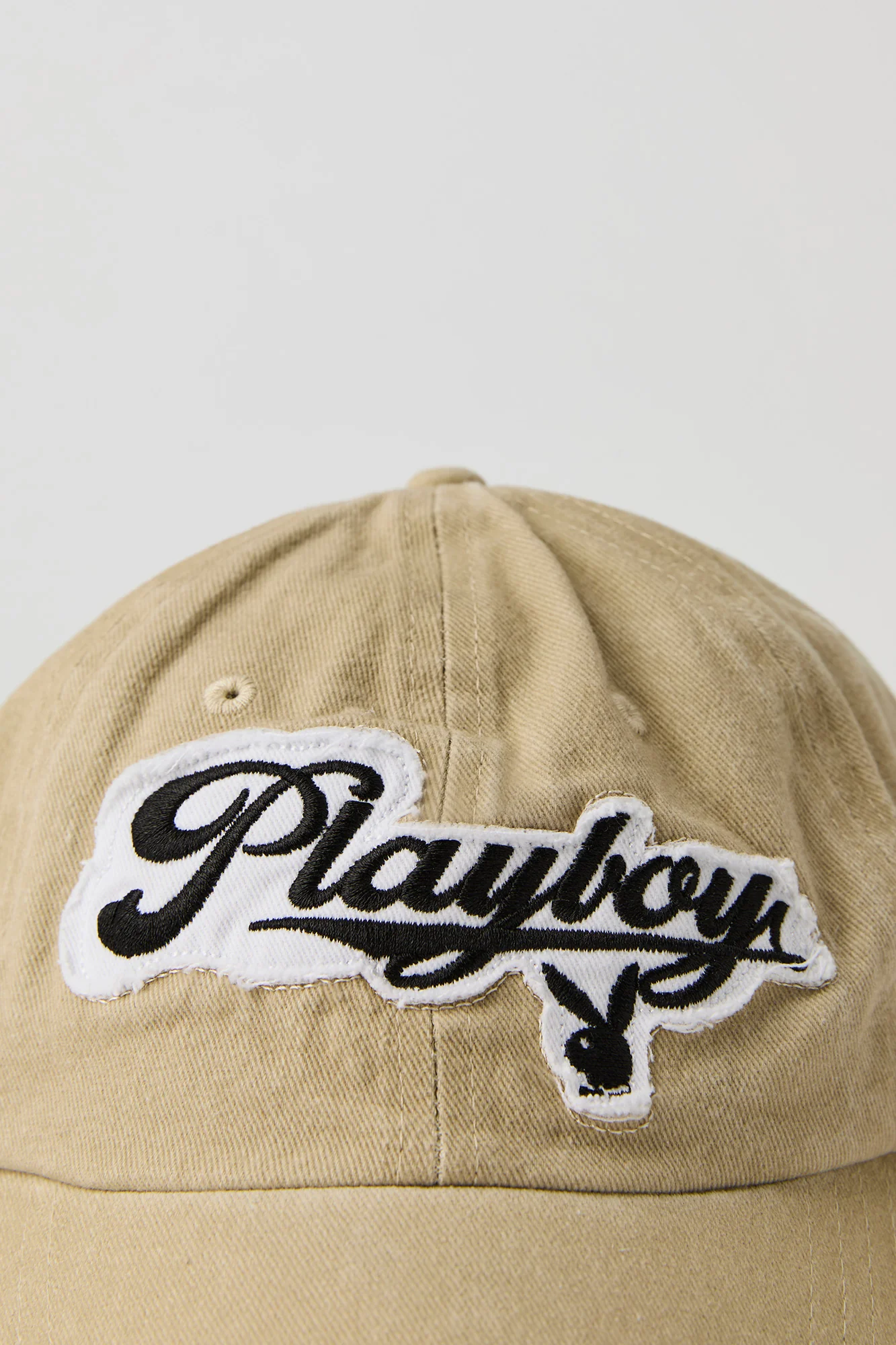 Casquette de base-ball à applique Playboy à effet d'usure - Image 4