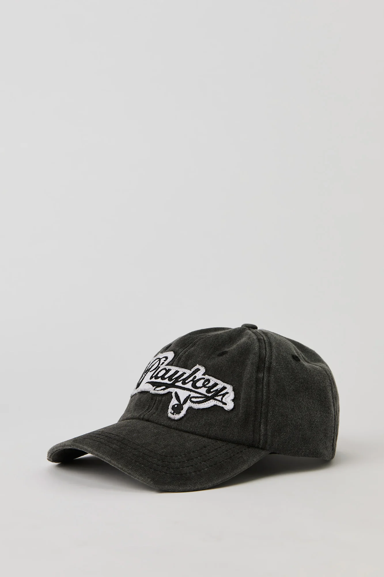 Casquette de base-ball à applique Playboy à effet d'usure - Image 6