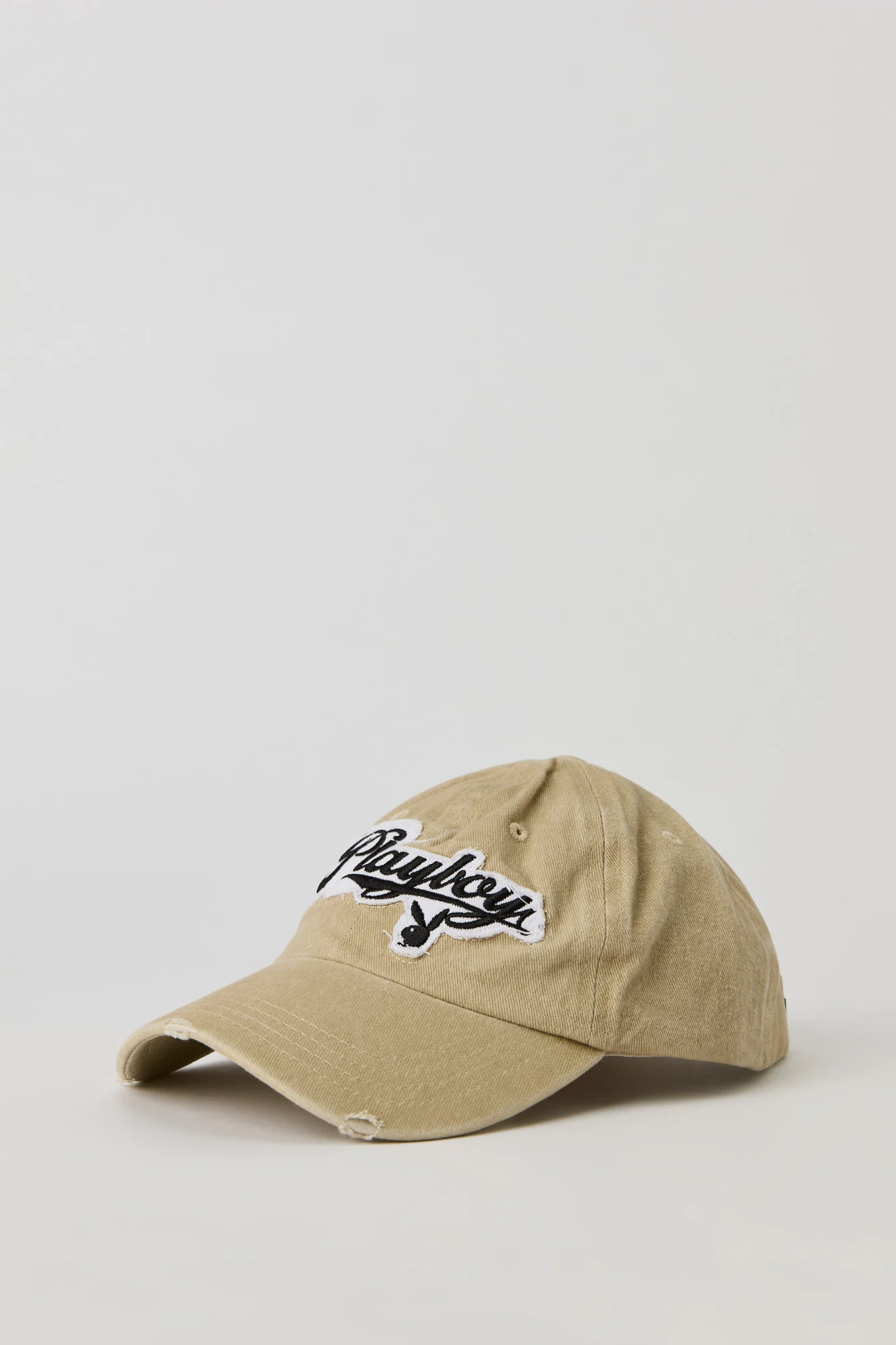 Distressed Playboy Patch Baseball Hat - Image 2