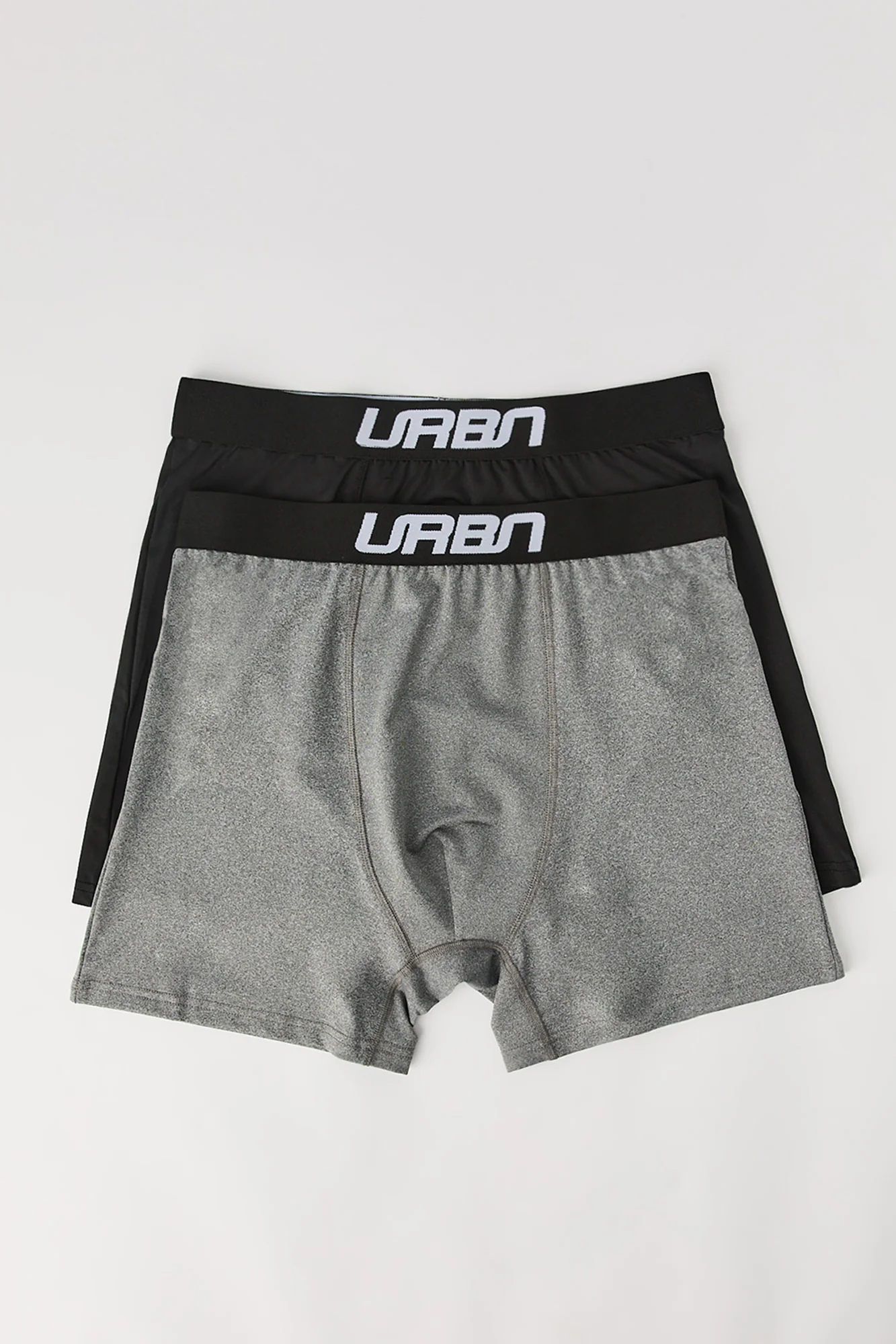 Caleçon boxeur uni (paquet de 2)