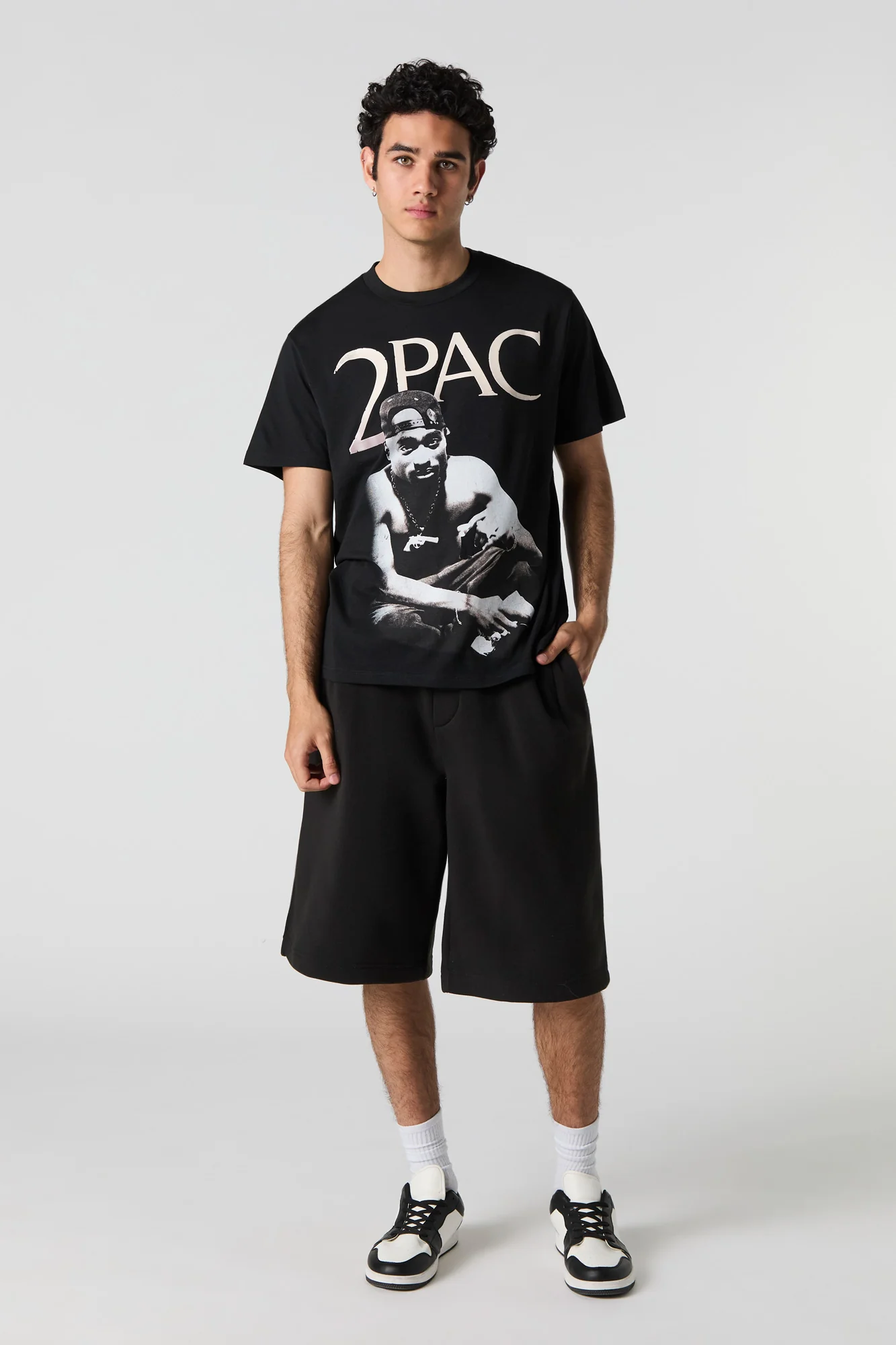 T-shirt à imprimé en relief Tupac - Image 3