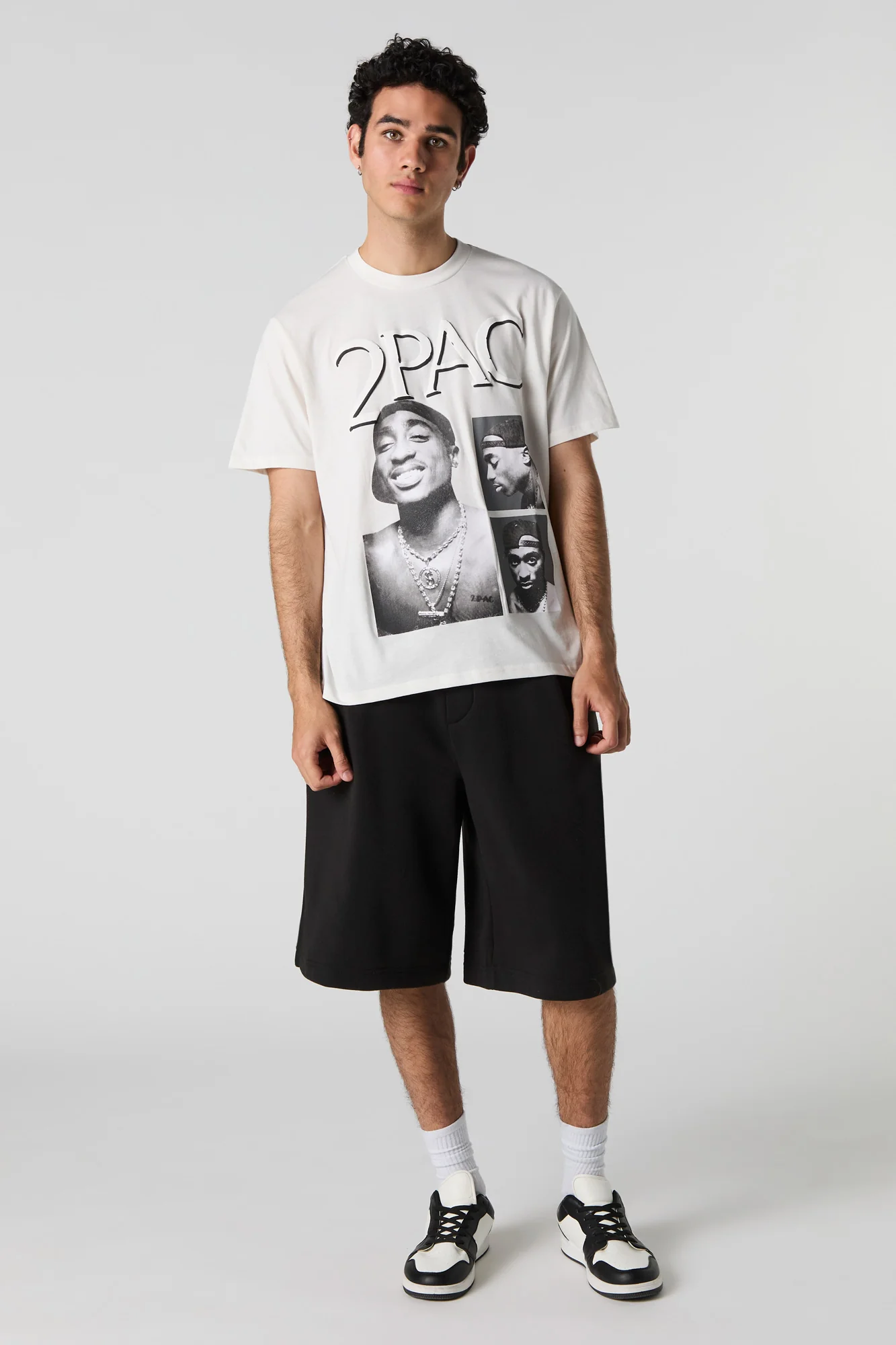 Tupac Puff Print T-Shirt - Image 6