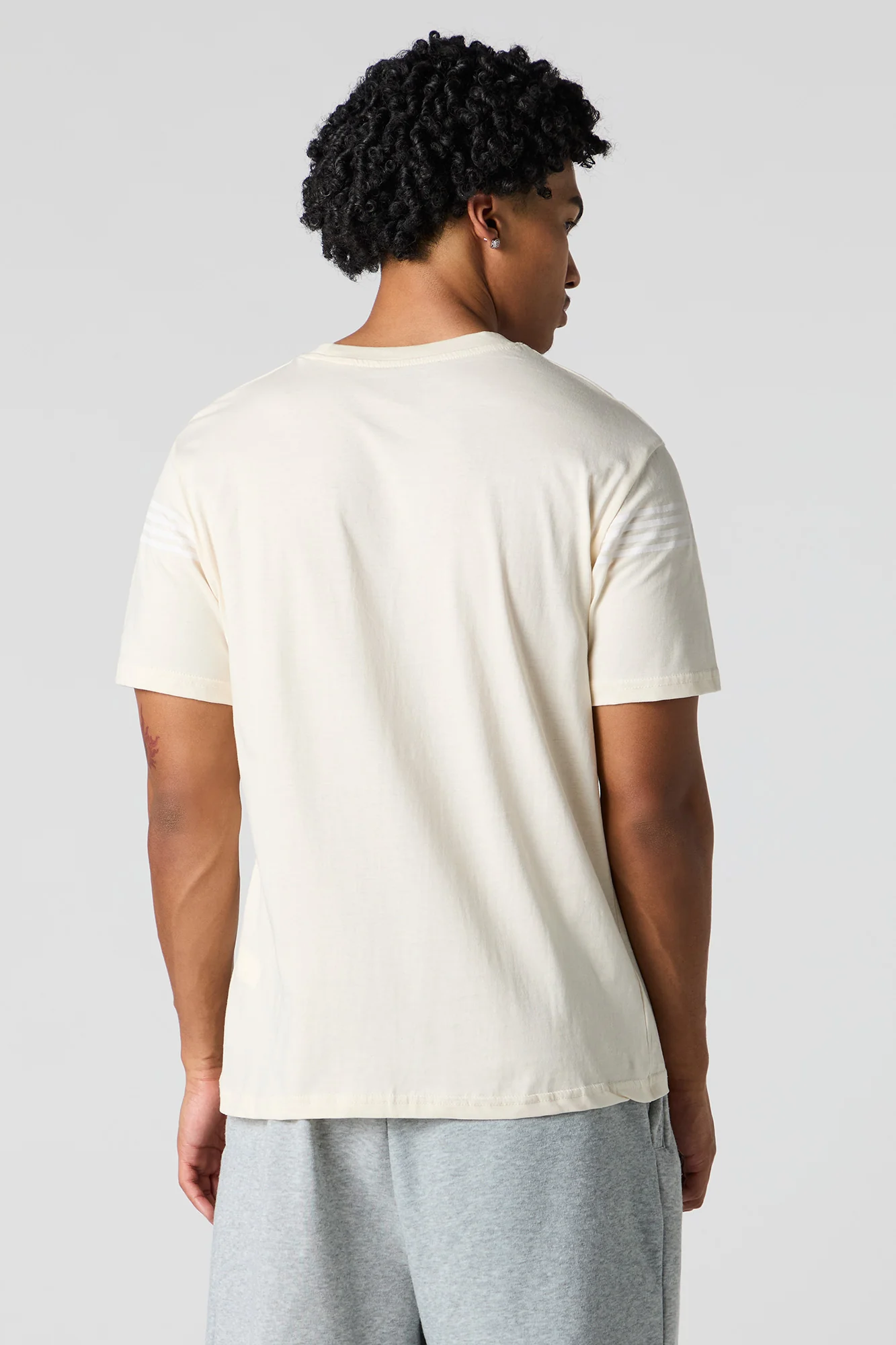T-shirt partiellement rayé - Image 12