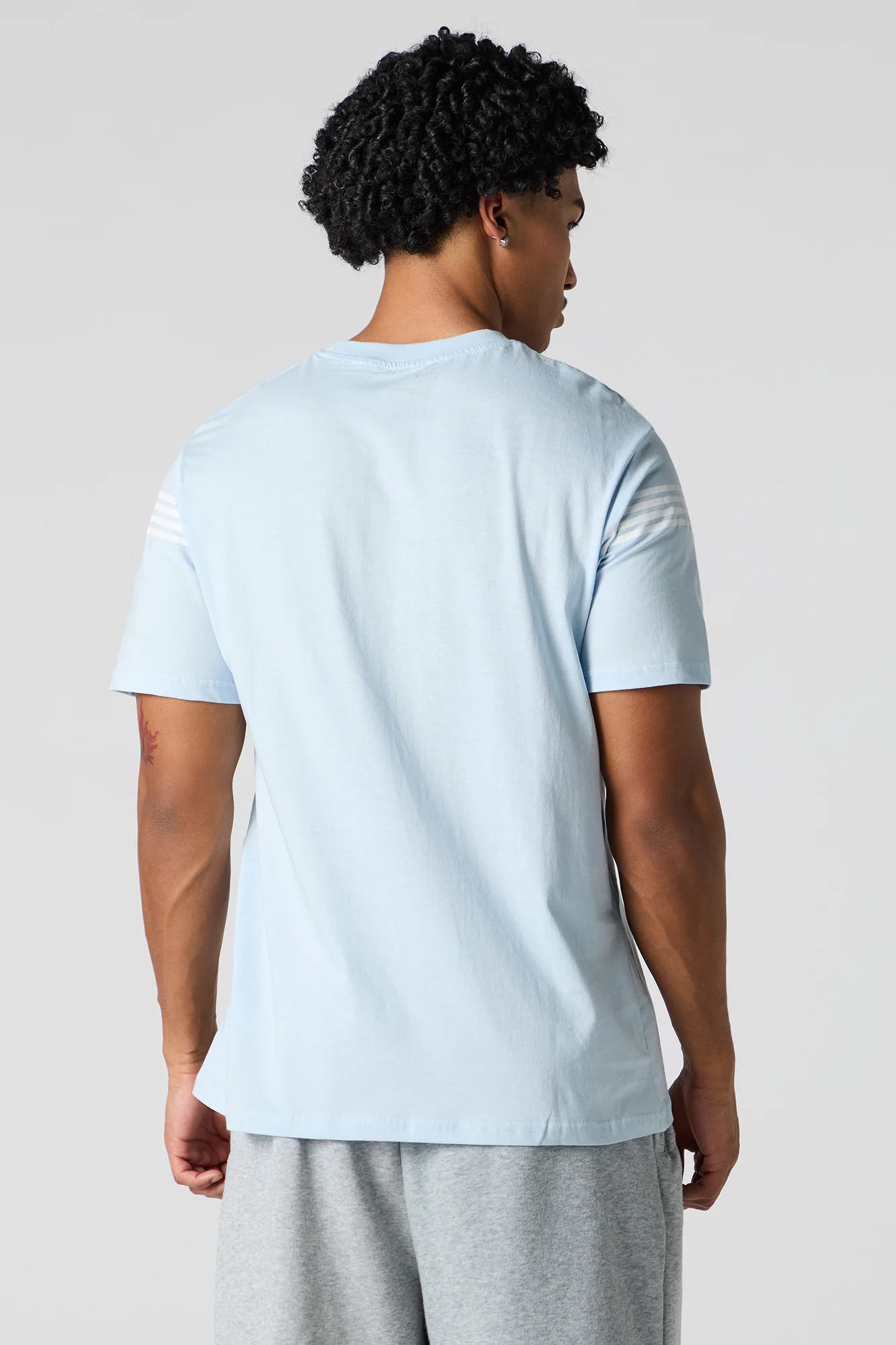 T-shirt partiellement rayé - Image 18