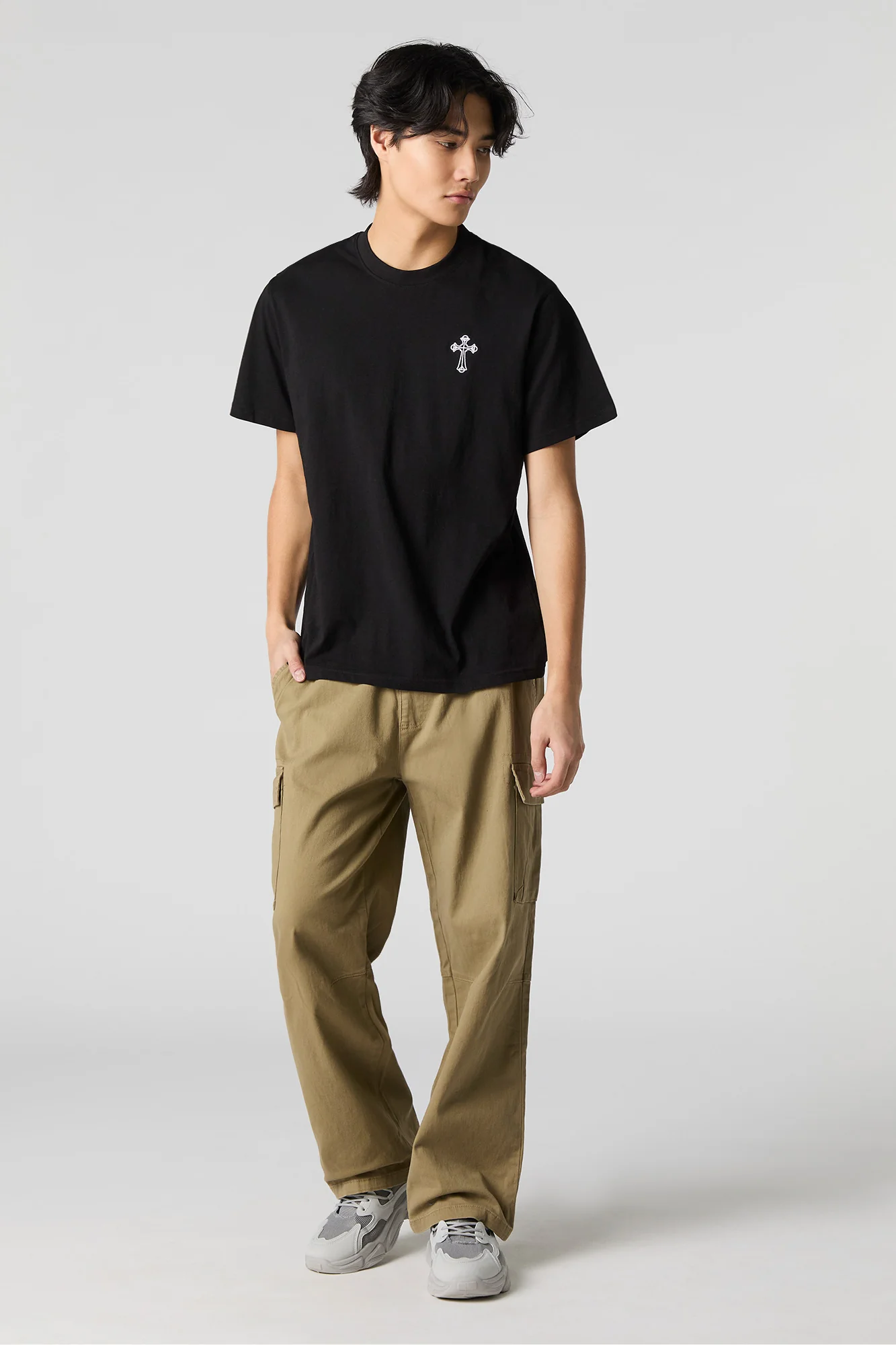 Embroidered Crewneck T-Shirt - Image 6