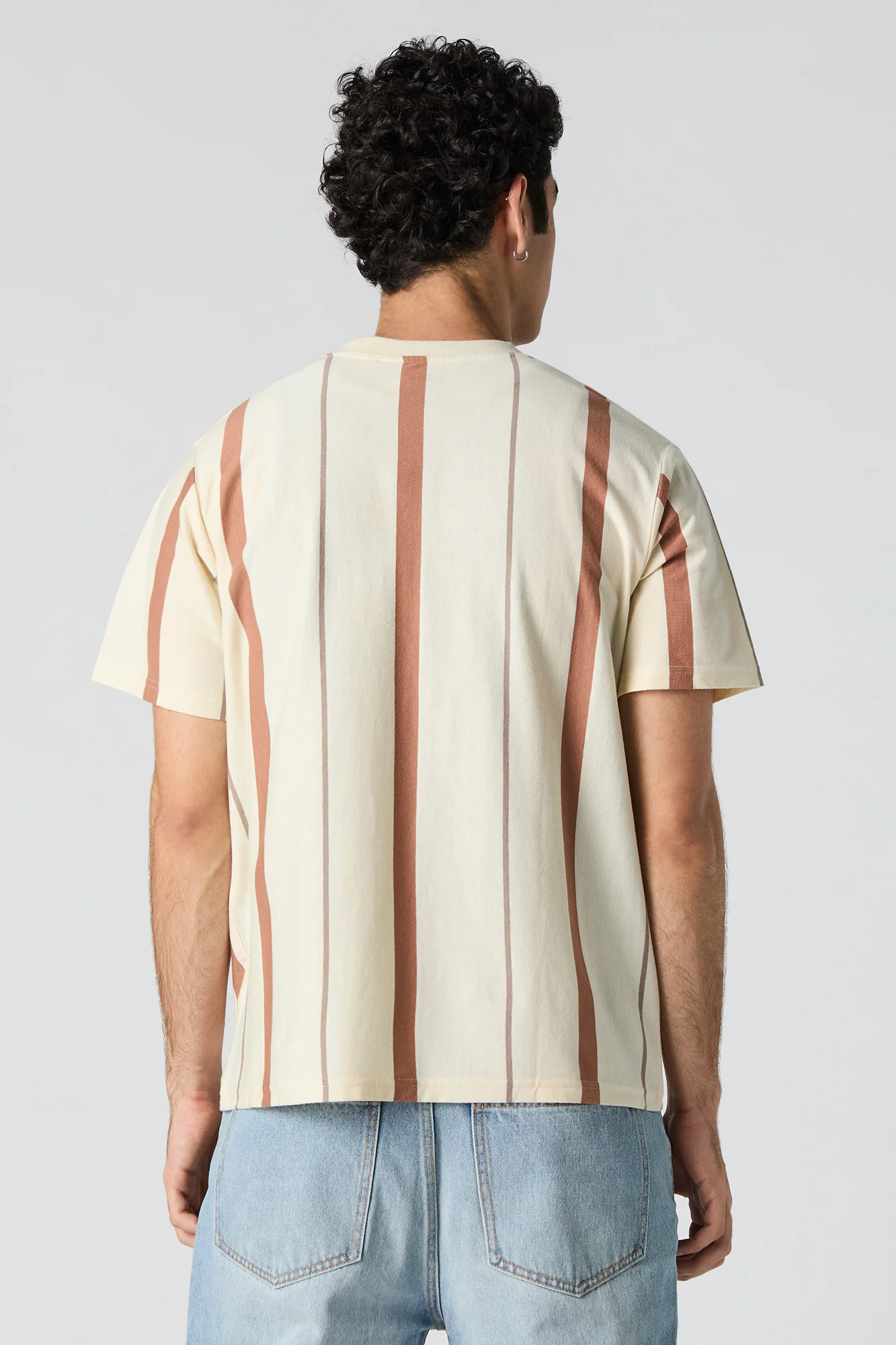 Embroidered Striped T-Shirt - Image 11